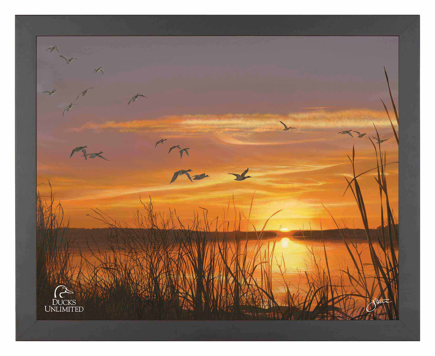 Sunset's Last Minutes Art Prints - Official Ducks Unlimited Art
