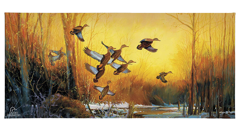 Winter Blacks - Gallery Wrapped Canvas - Official Ducks Unlimited Art