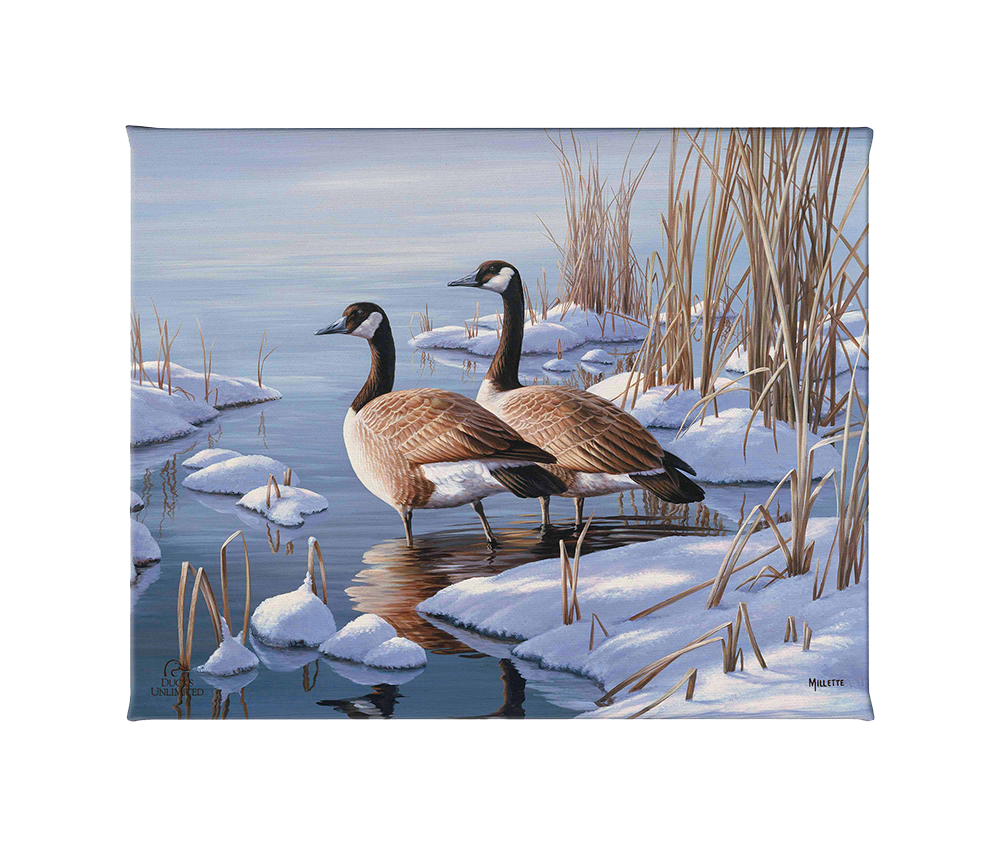 Winter Dawn - Gallery Wrapped Canvas - Official Ducks Unlimited Art