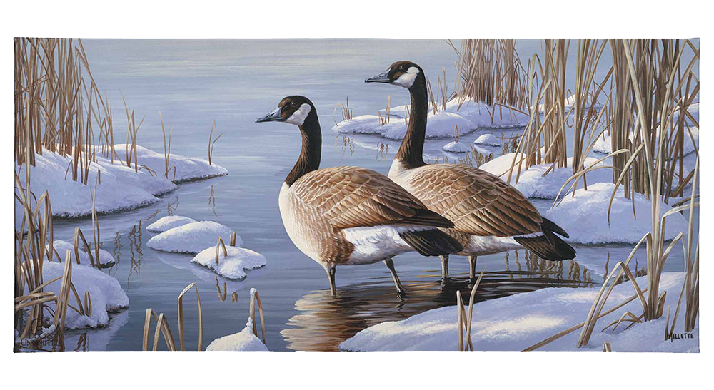 Winter Dawn - Gallery Wrapped Canvas - Official Ducks Unlimited Art