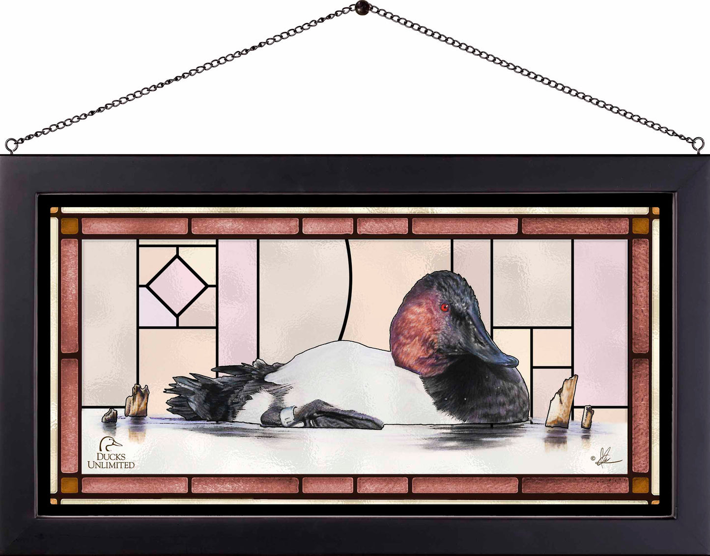 Banded Stained Glass Art - Official Ducks Unlimited Art