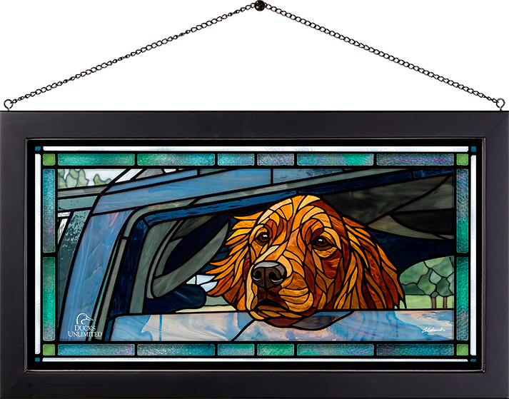 What's the Hold Up - Stained Glass Art - Official Ducks Unlimited Art