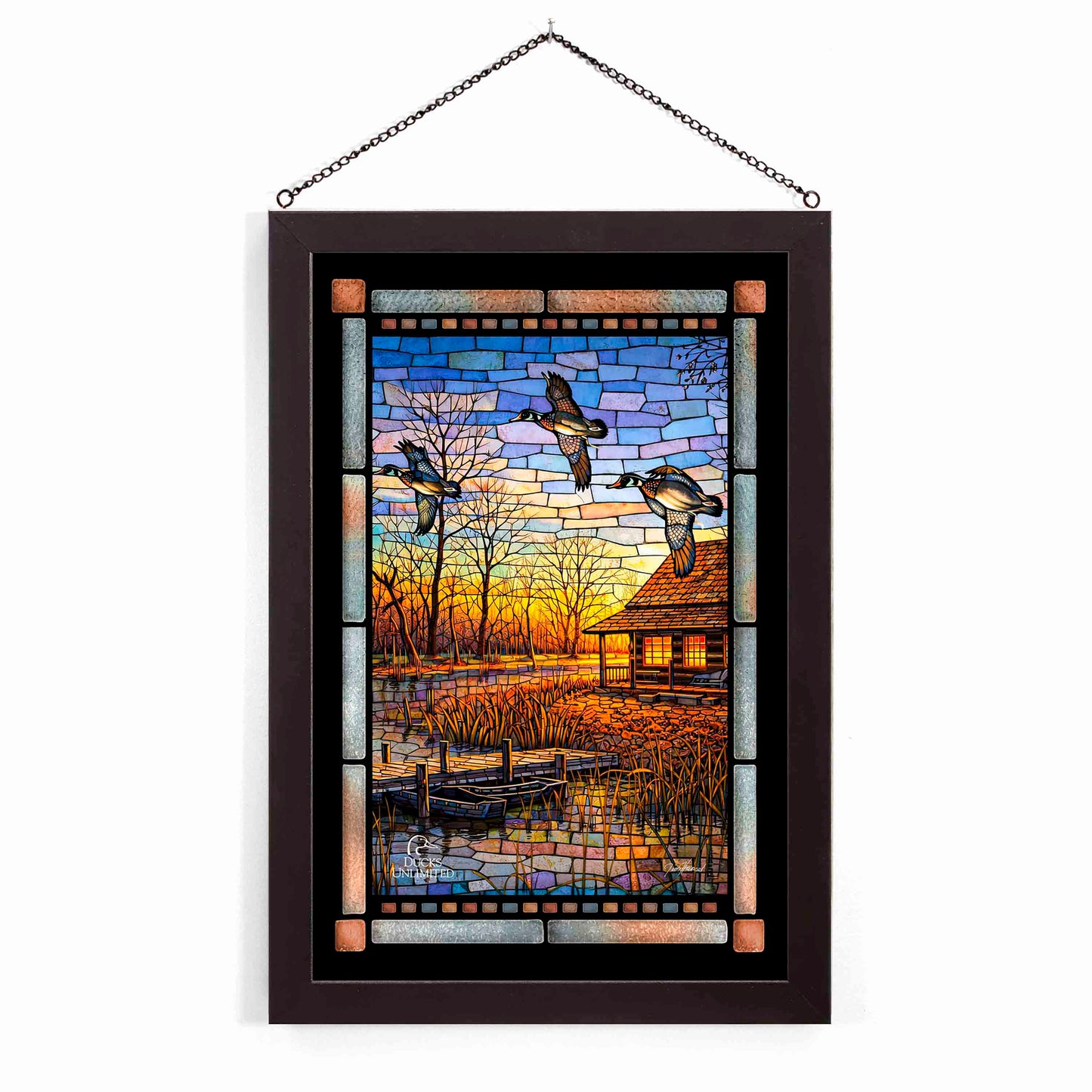 Passing Through Stained Glass Art - Official Ducks Unlimited Art