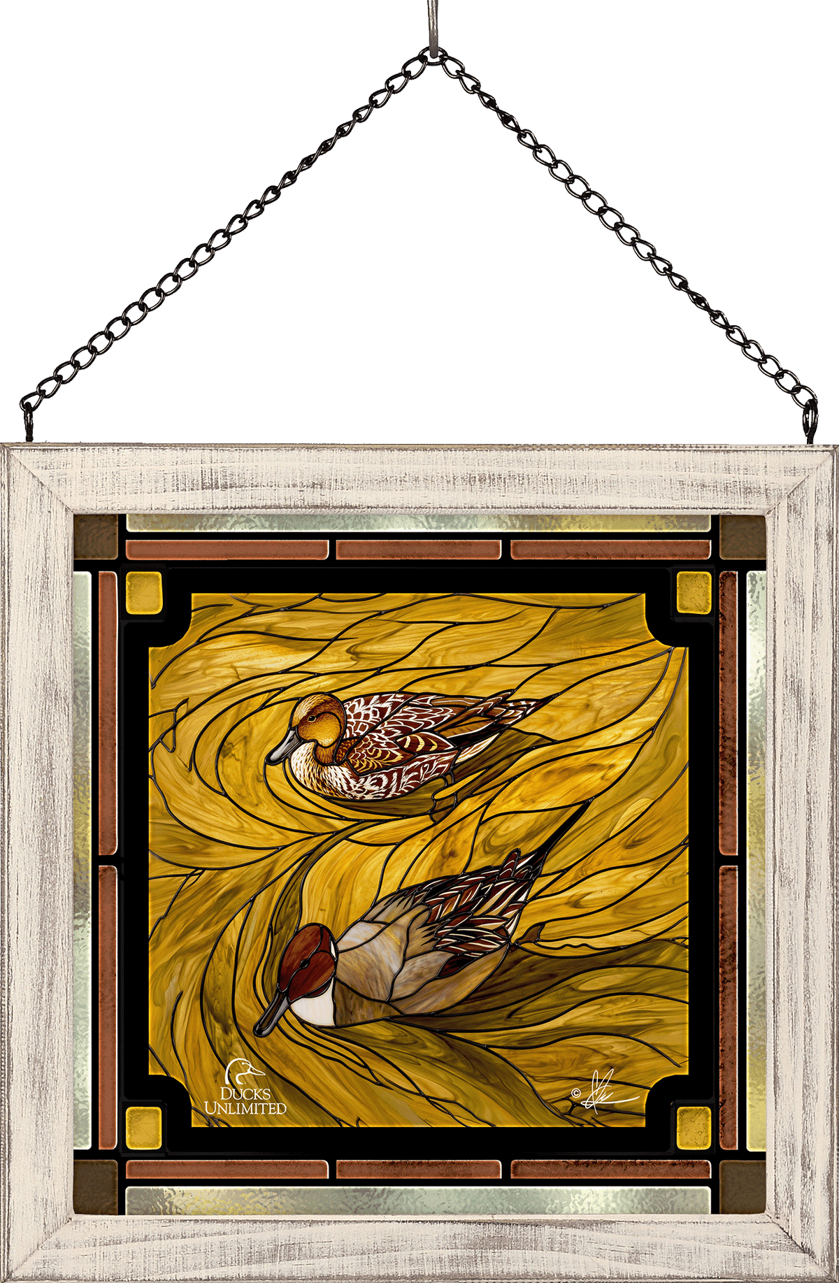 The Color of Yellow - Stained Glass Art - Official Ducks Unlimited Art
