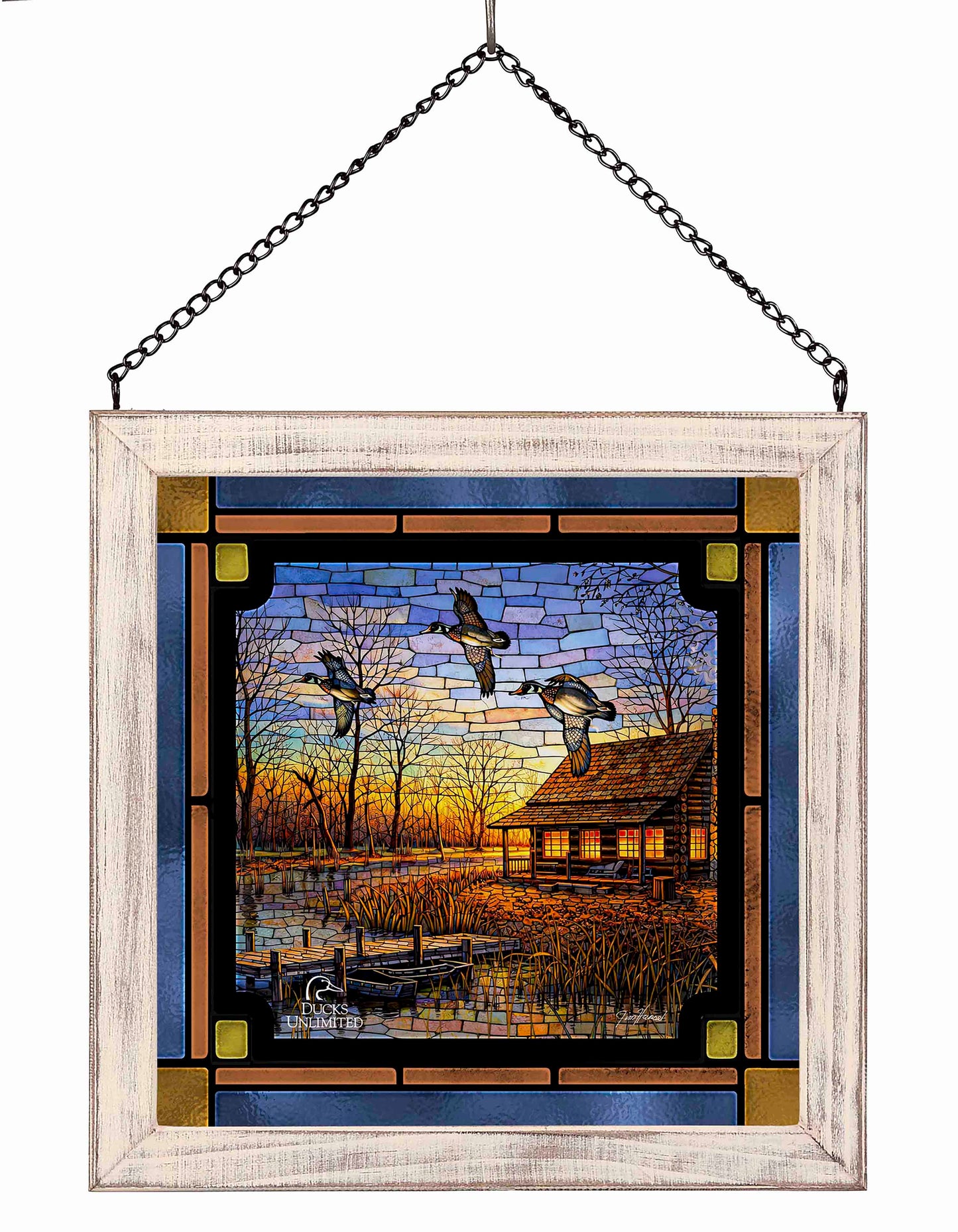 Passing Through Stained Glass Art - Official Ducks Unlimited Art