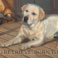 Bountiful Day Black Lab "Raised to retrieve. Born to protect."  12" x 30" Wood Sign - Official Ducks Unlimited Art