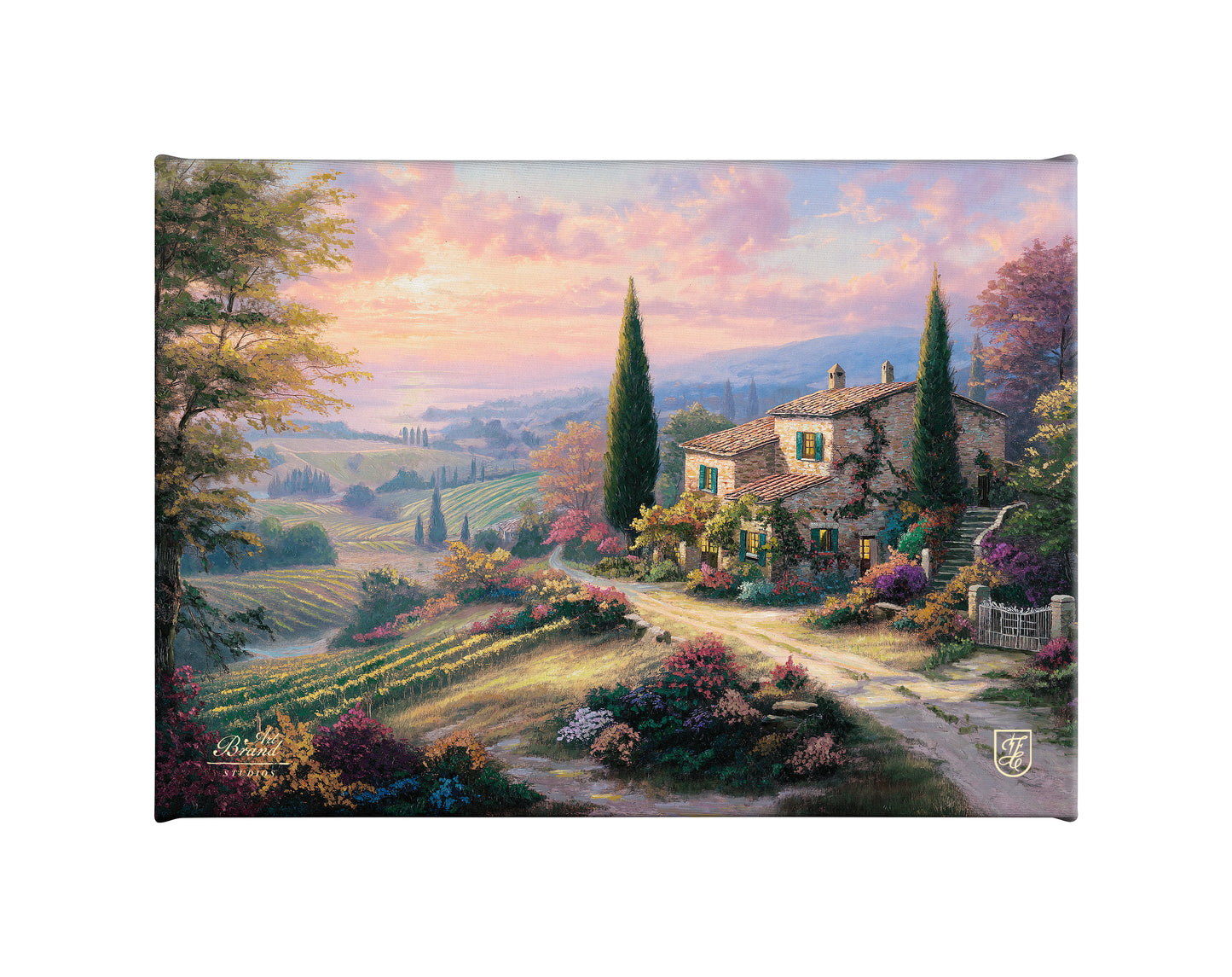 Tuscan Harvest Home - 10" x 14" Gallery Wrapped Canvas