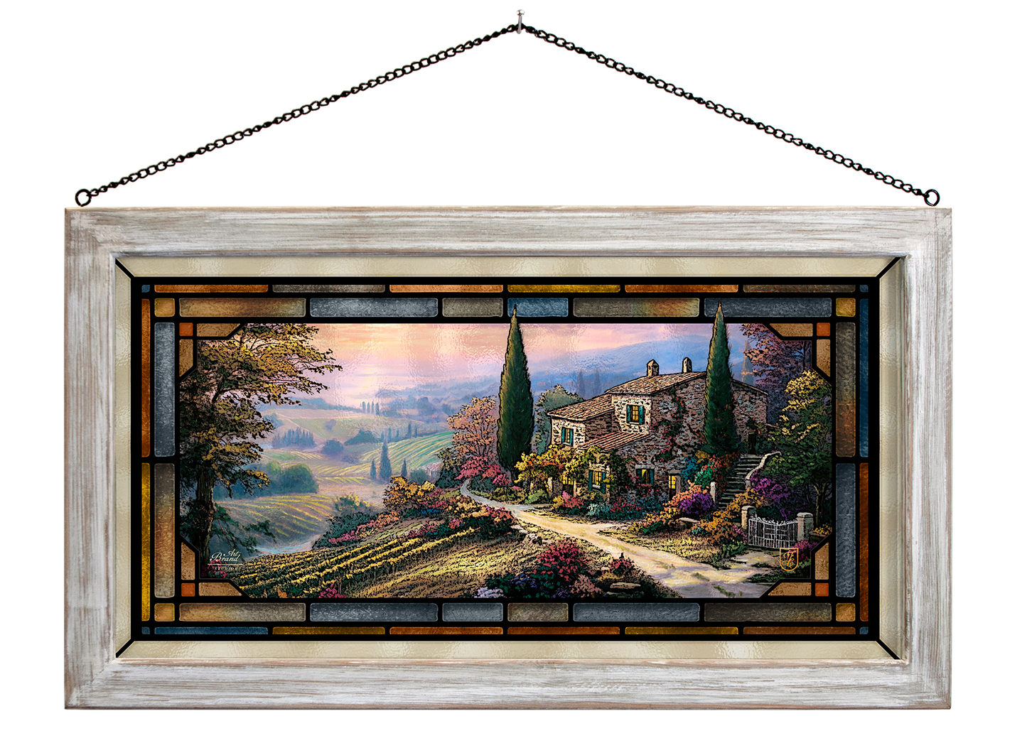 Tuscan Harvest Home - Stained Glass Art