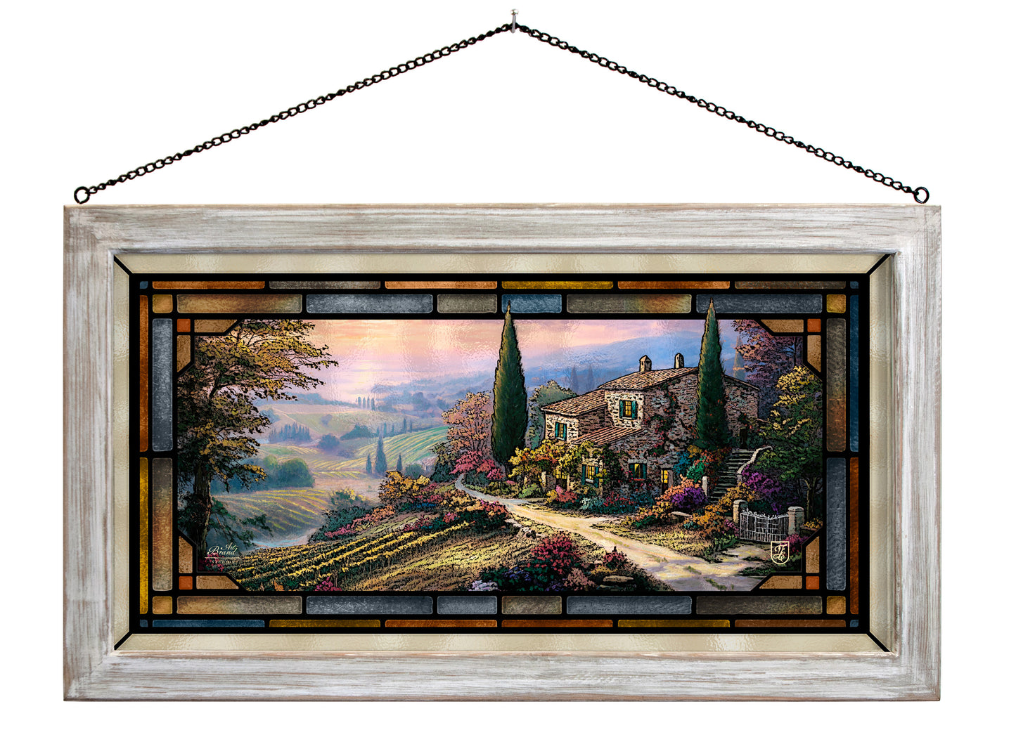 Tuscan Harvest Home - Stained Glass Art