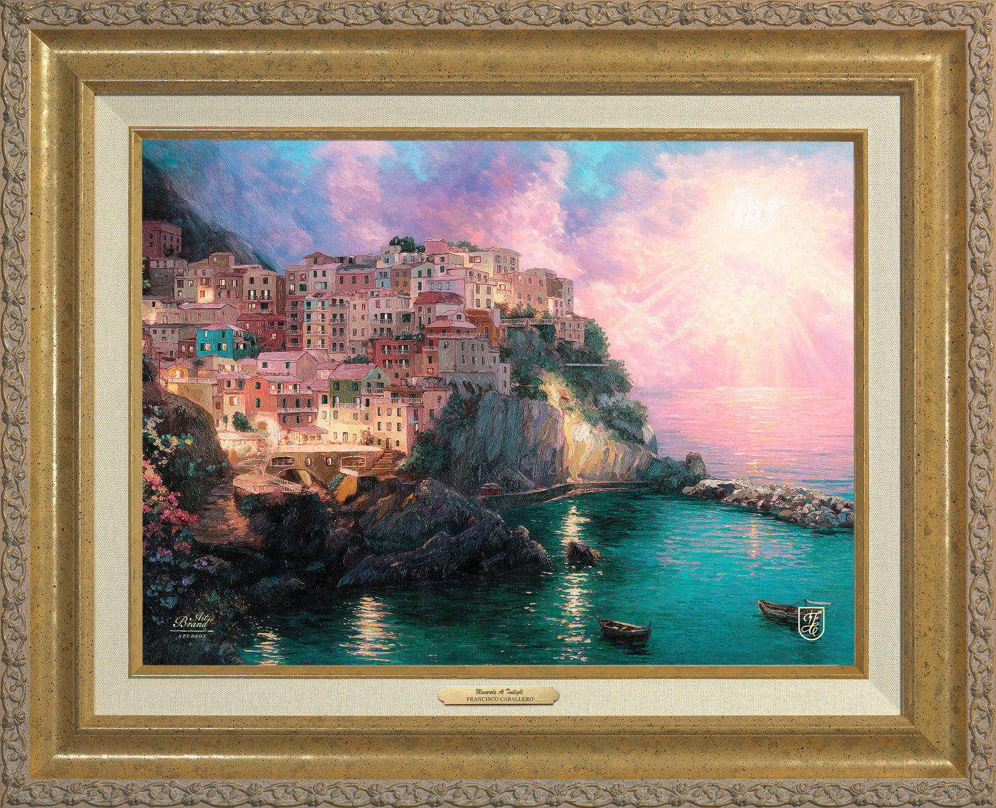 Manarola at Twilight - Canvas Classics