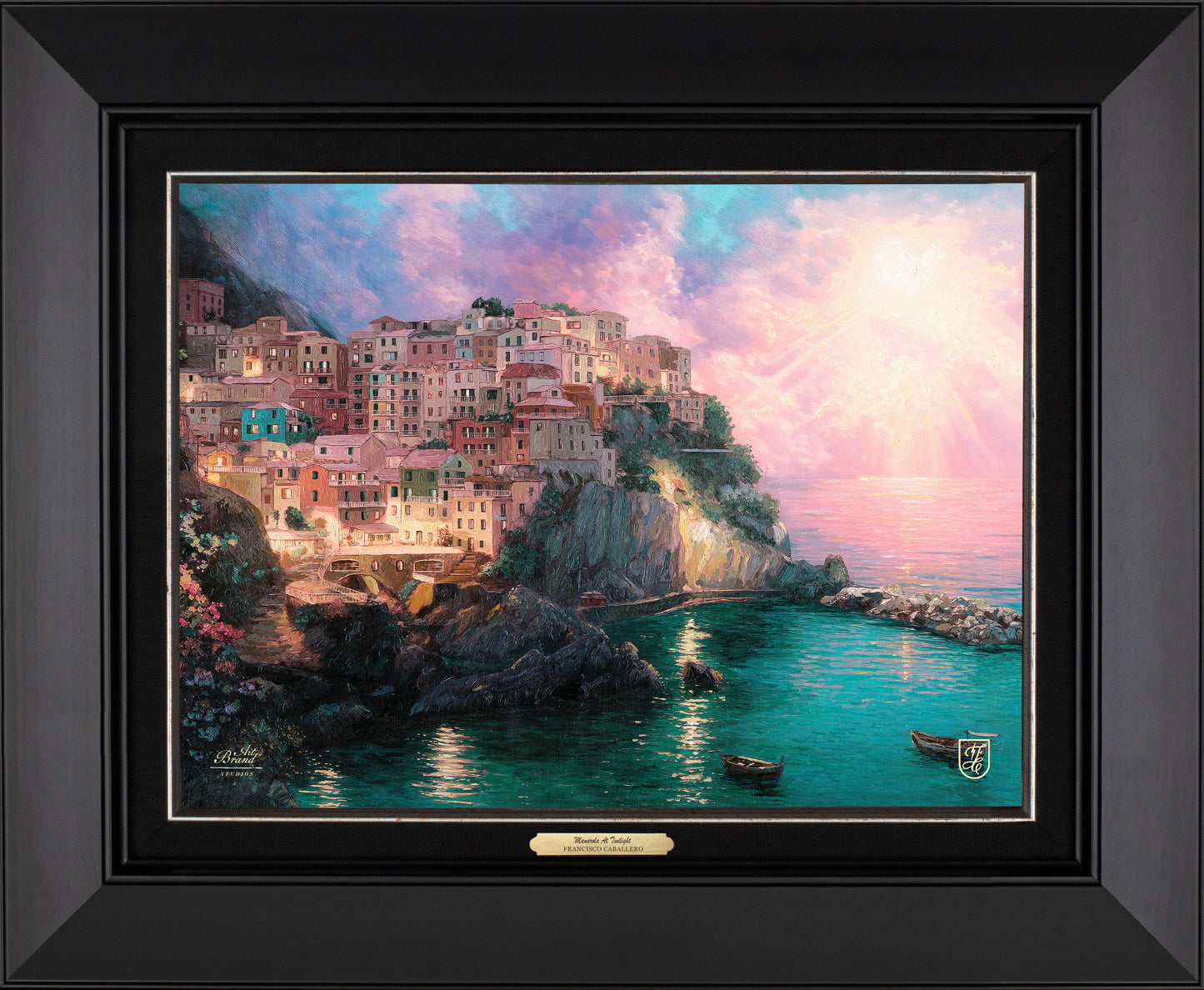 Manarola at Twilight - Canvas Classics