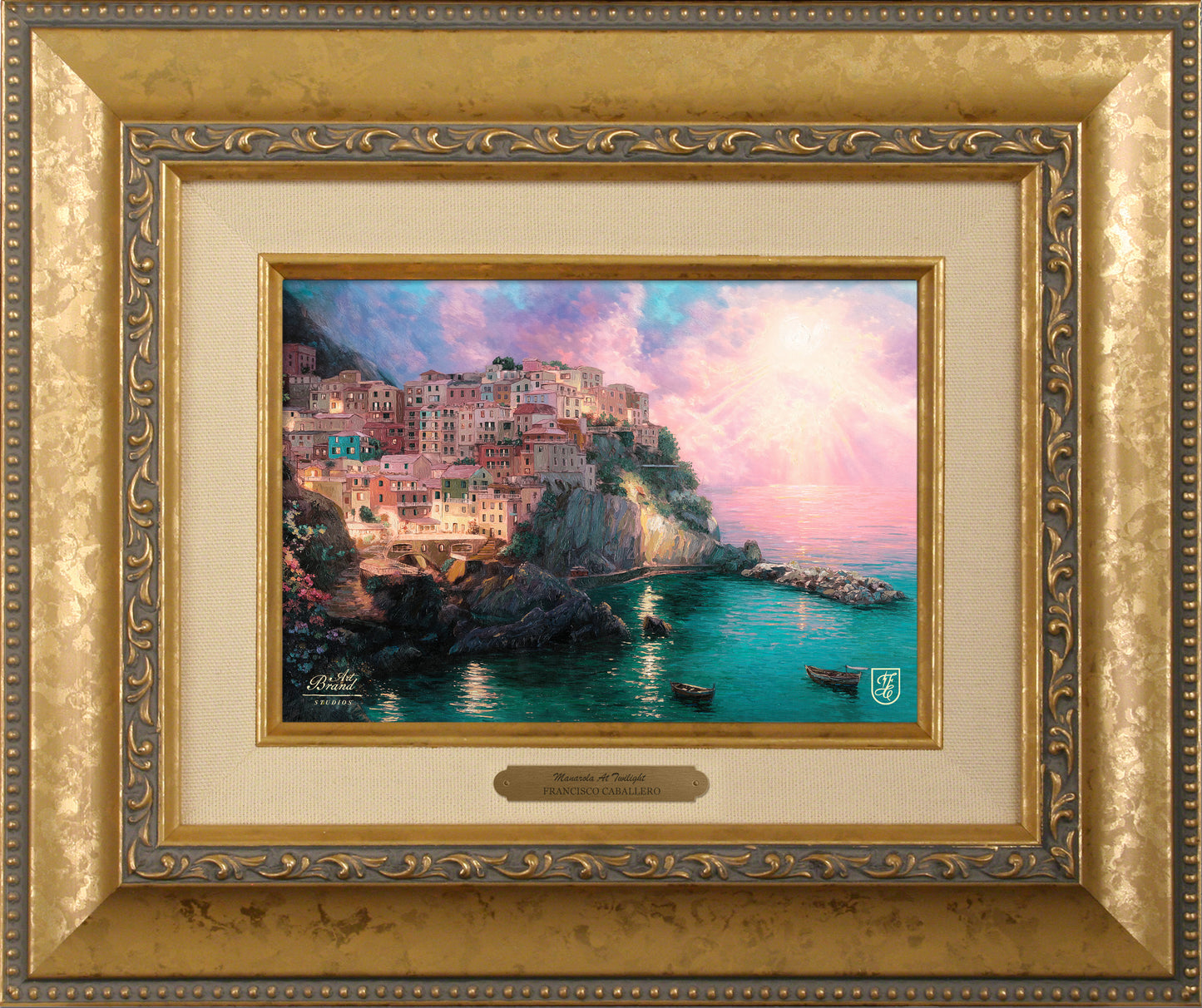 Manarola at Twilight - Brushworks