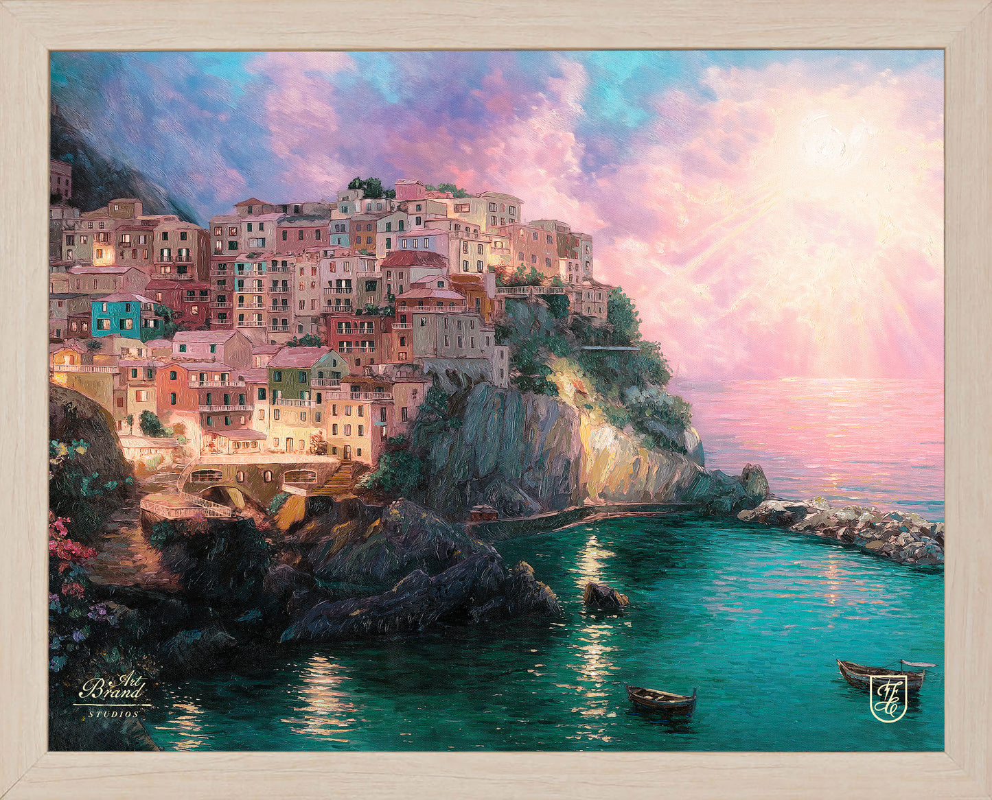 Manarola at Twilight - Art Prints