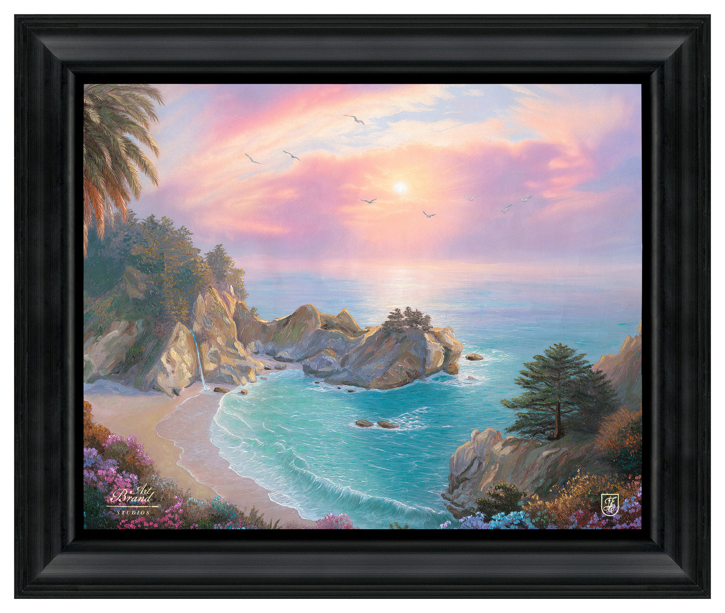 McWay Cove Sanctuary - 16" x 20" Brushstroke Vignette