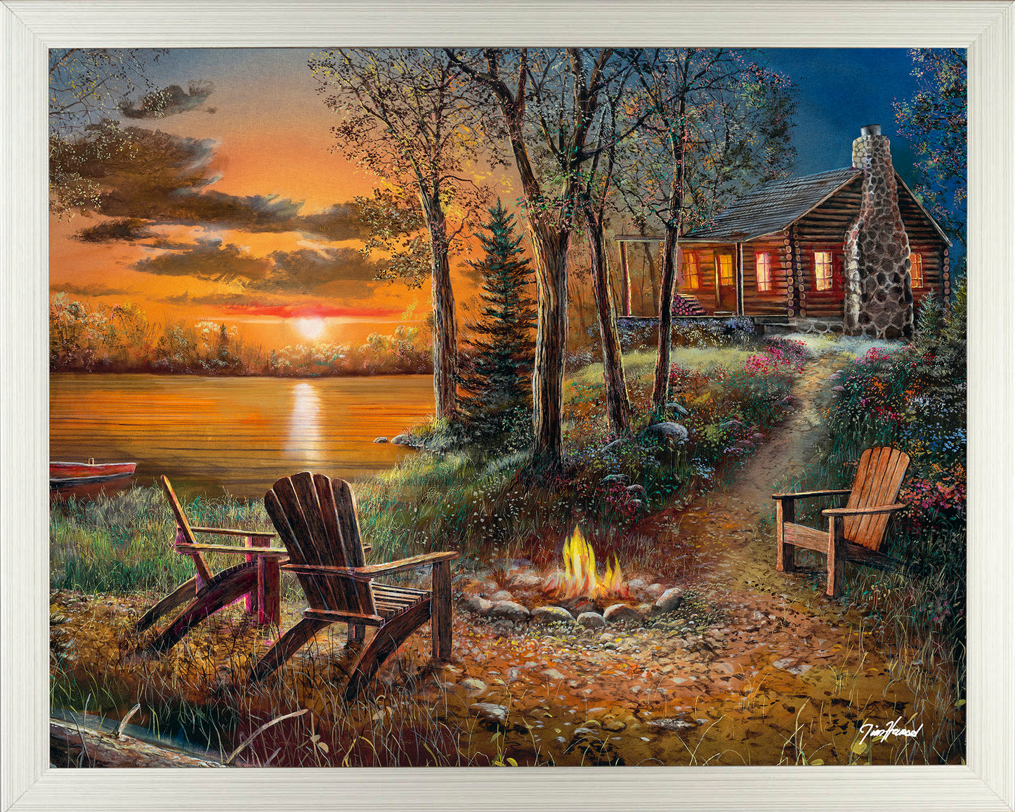 Fireside - Art Prints