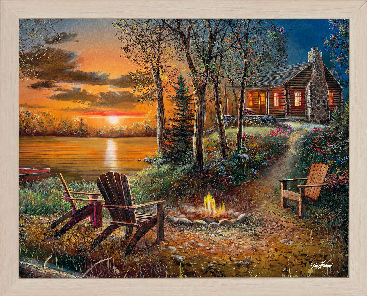 Fireside - Art Prints