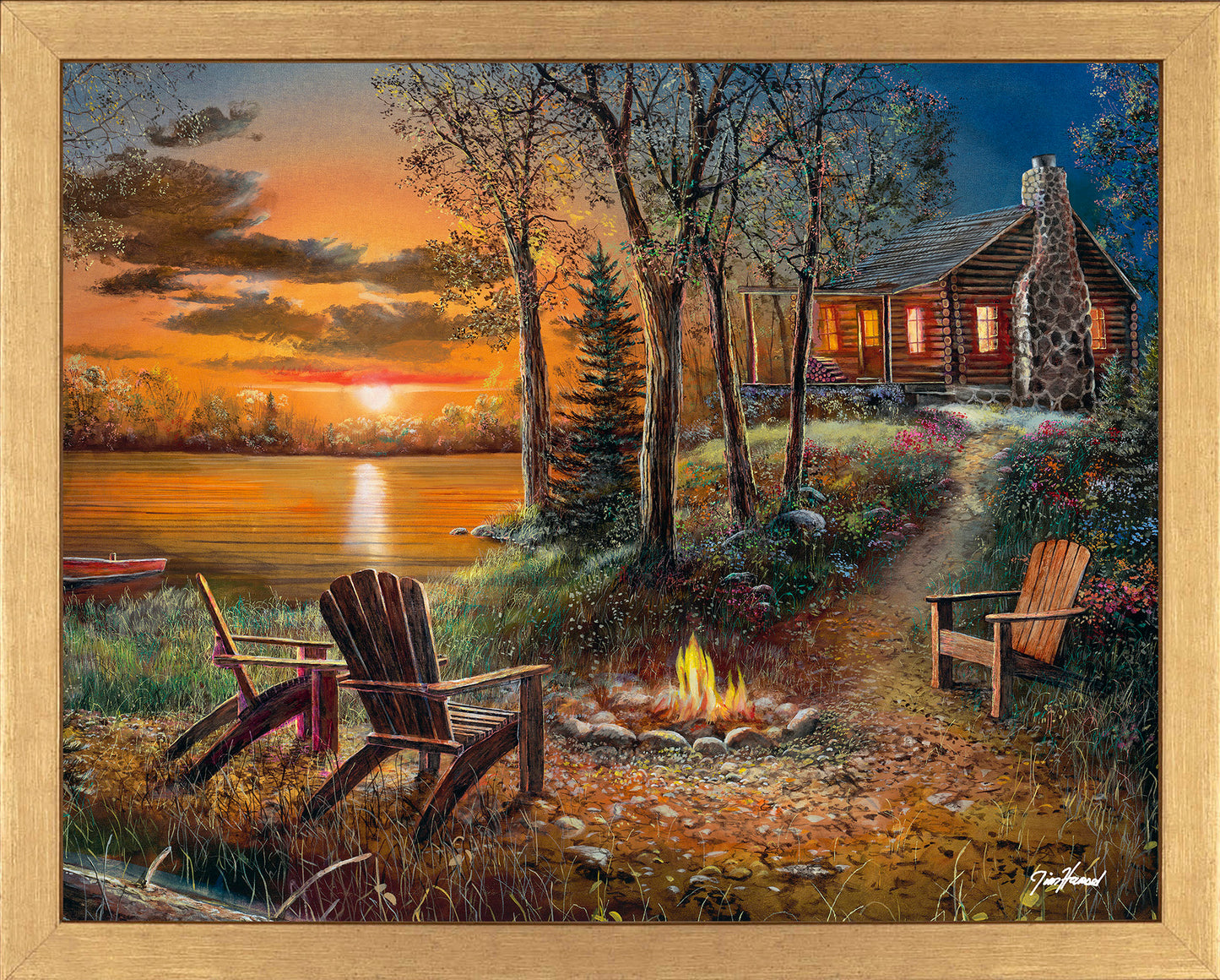 Fireside - Art Prints