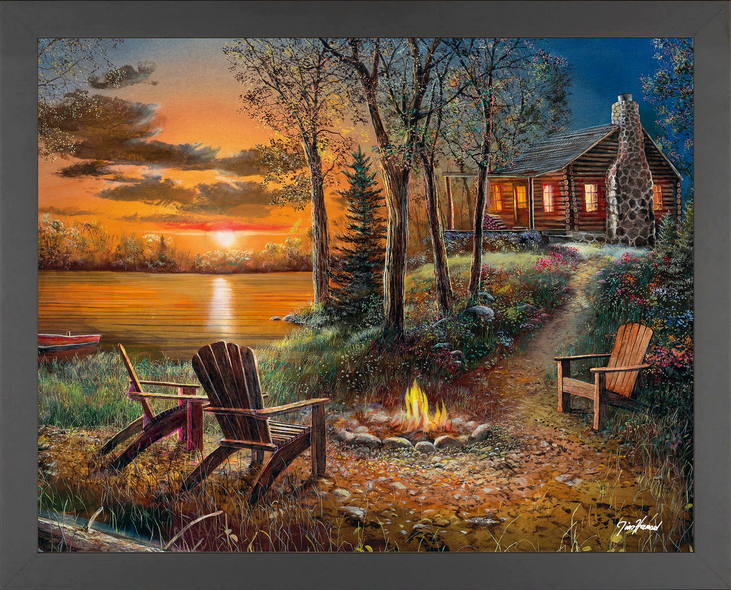 Fireside - Art Prints