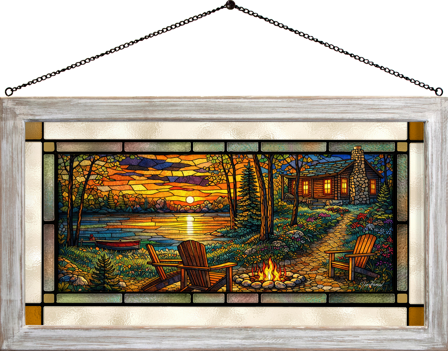 Fireside - Stained Glass Art