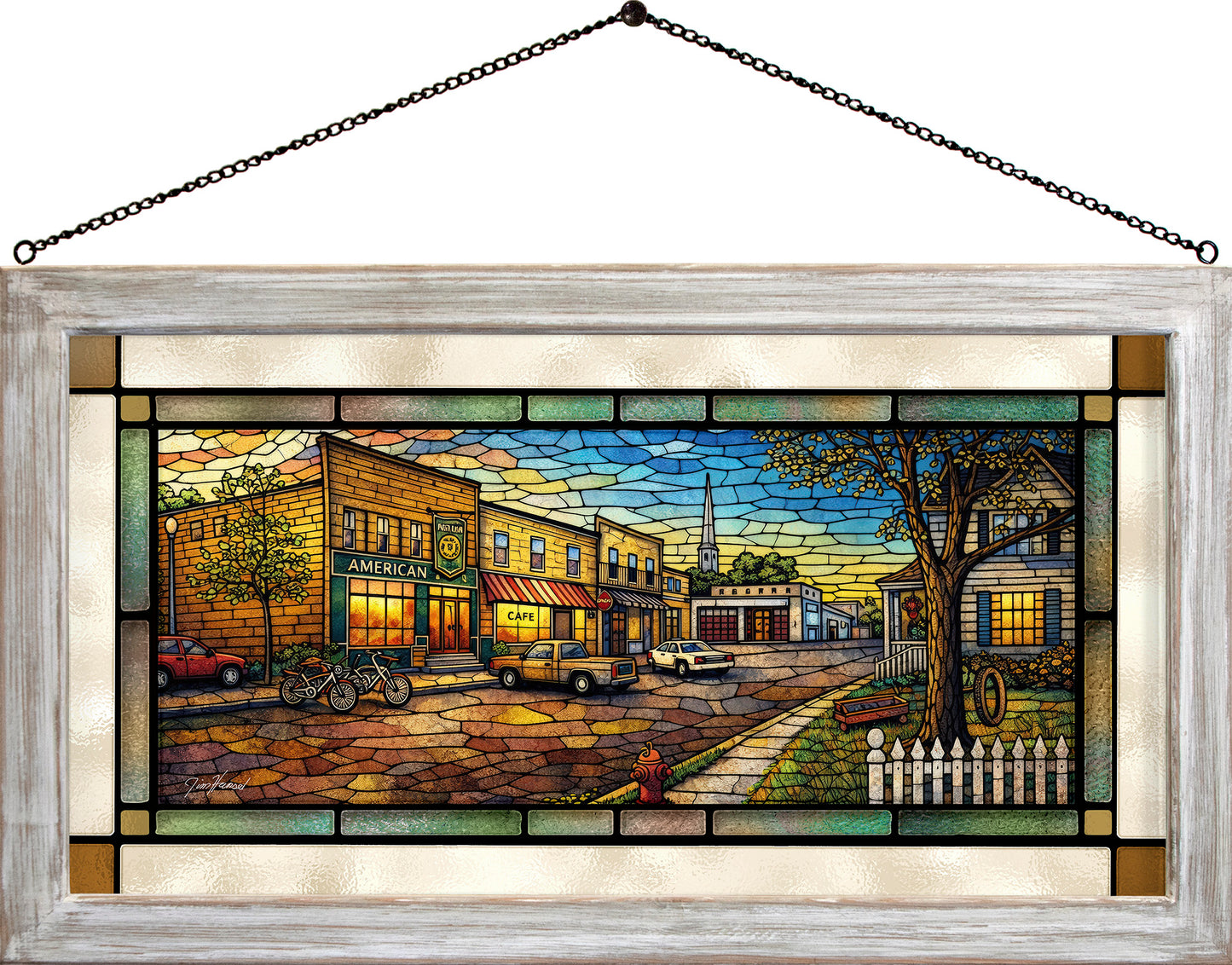 Home Of The Brave - Stained Glass Art