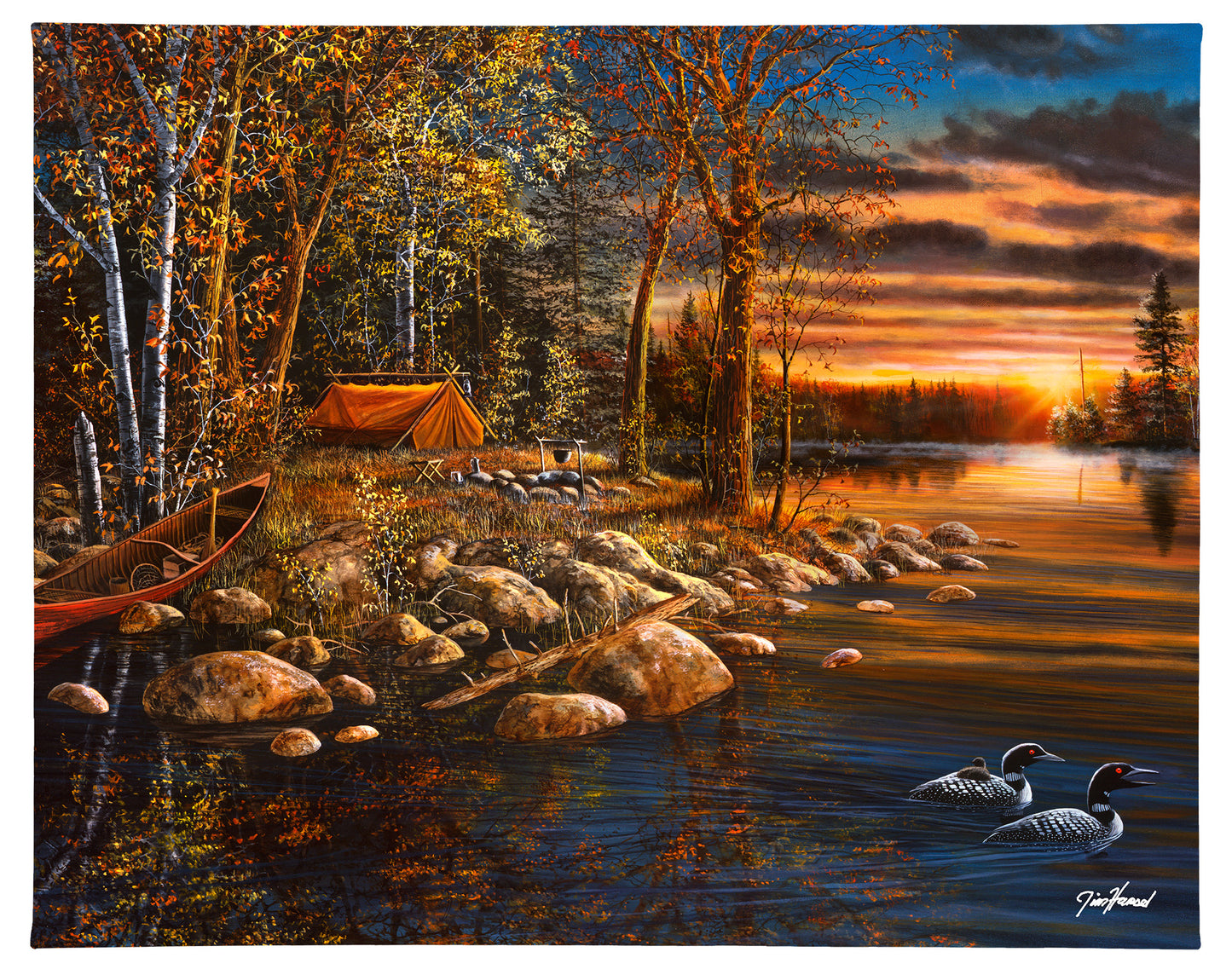 Wake Up Call - 11" x 14" Gallery Wrapped Canvas