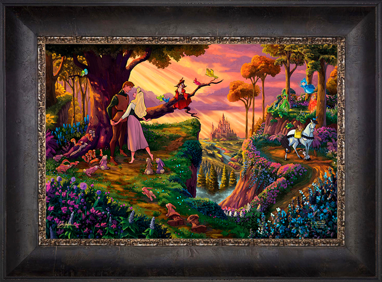 Disney Sleeping Beauty - Woodland Waltz - Limited Edition Canvas