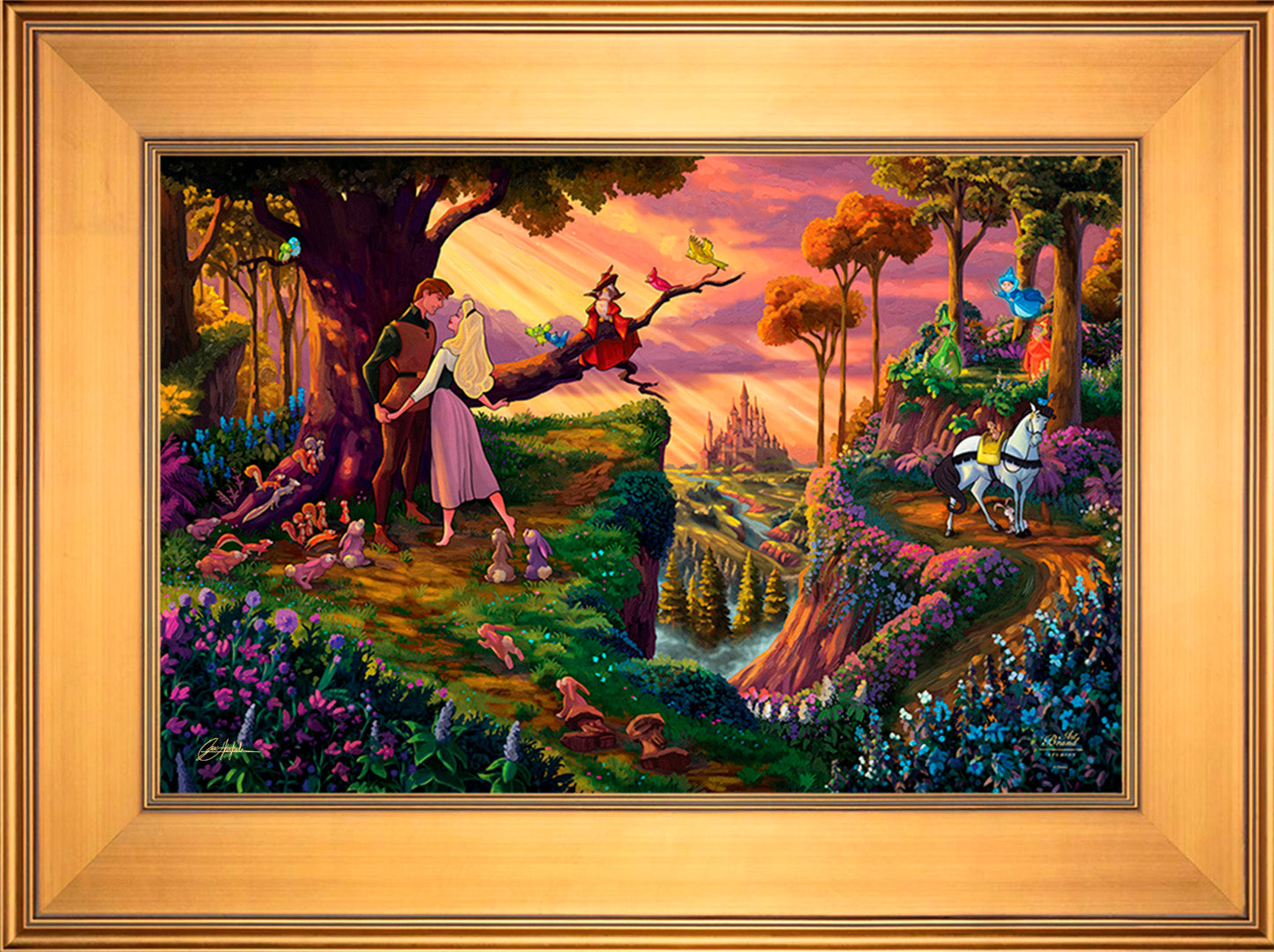 Disney Sleeping Beauty - Woodland Waltz - Limited Edition Canvas