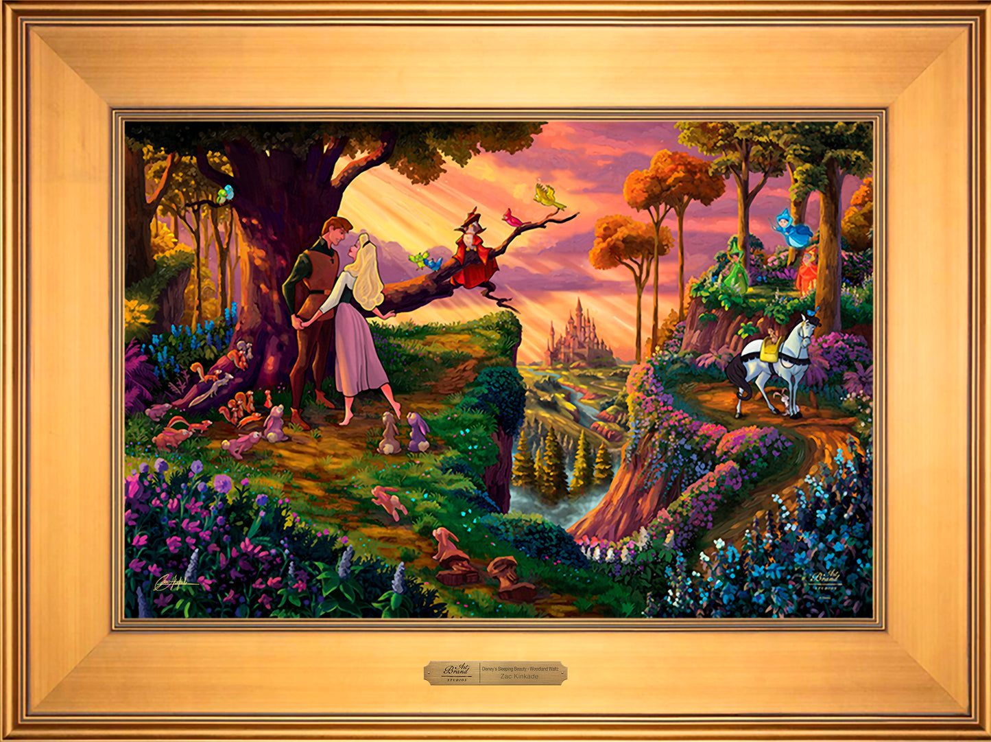 Disney Sleeping Beauty - Woodland Waltz - Limited Edition Canvas
