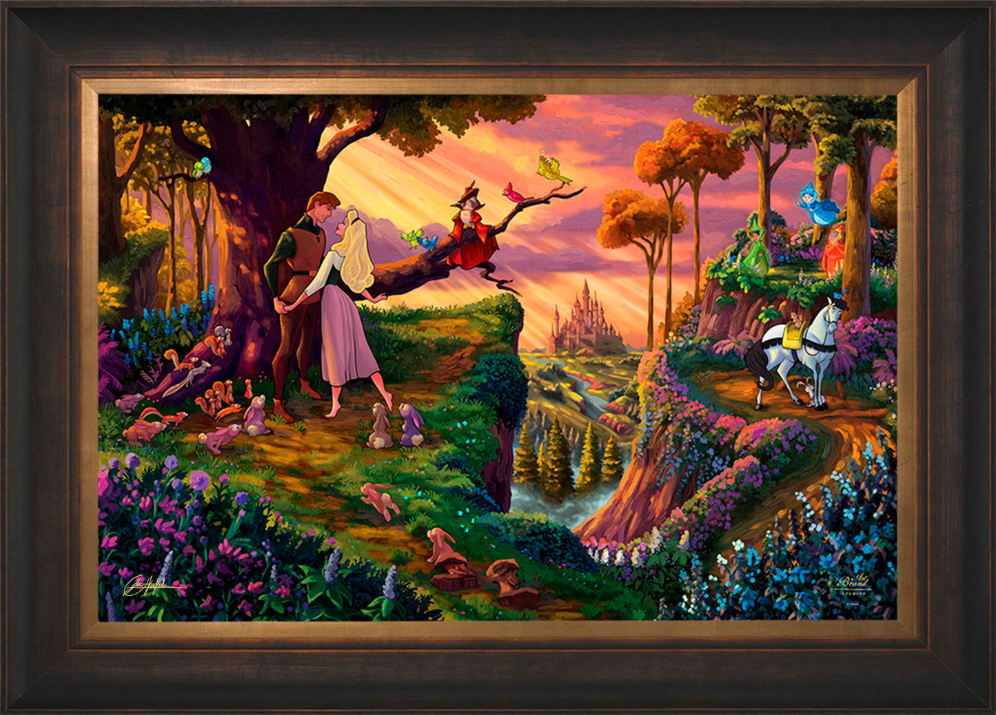 Disney Sleeping Beauty - Woodland Waltz - Limited Edition Canvas