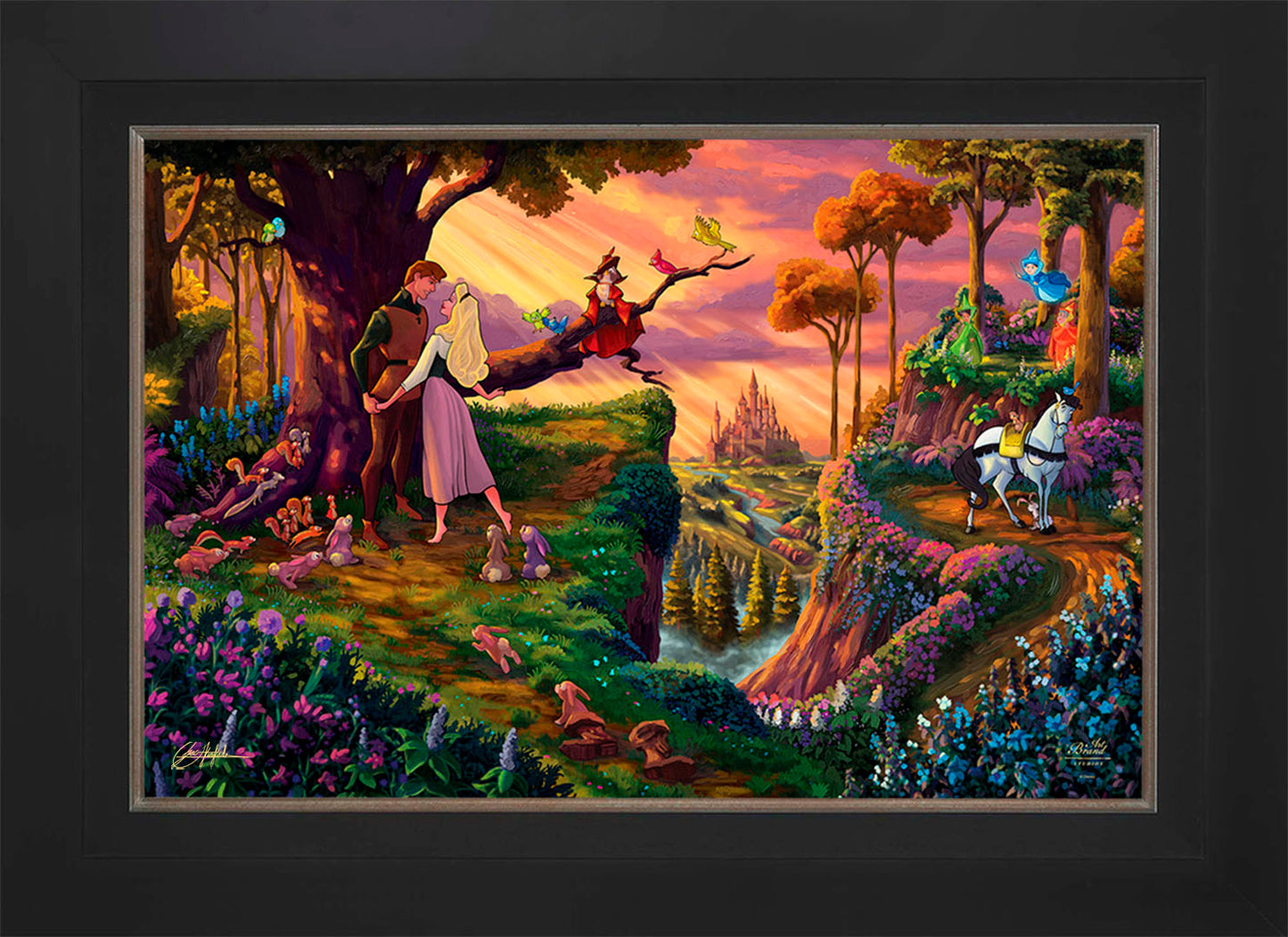 Disney Sleeping Beauty - Woodland Waltz - Limited Edition Canvas