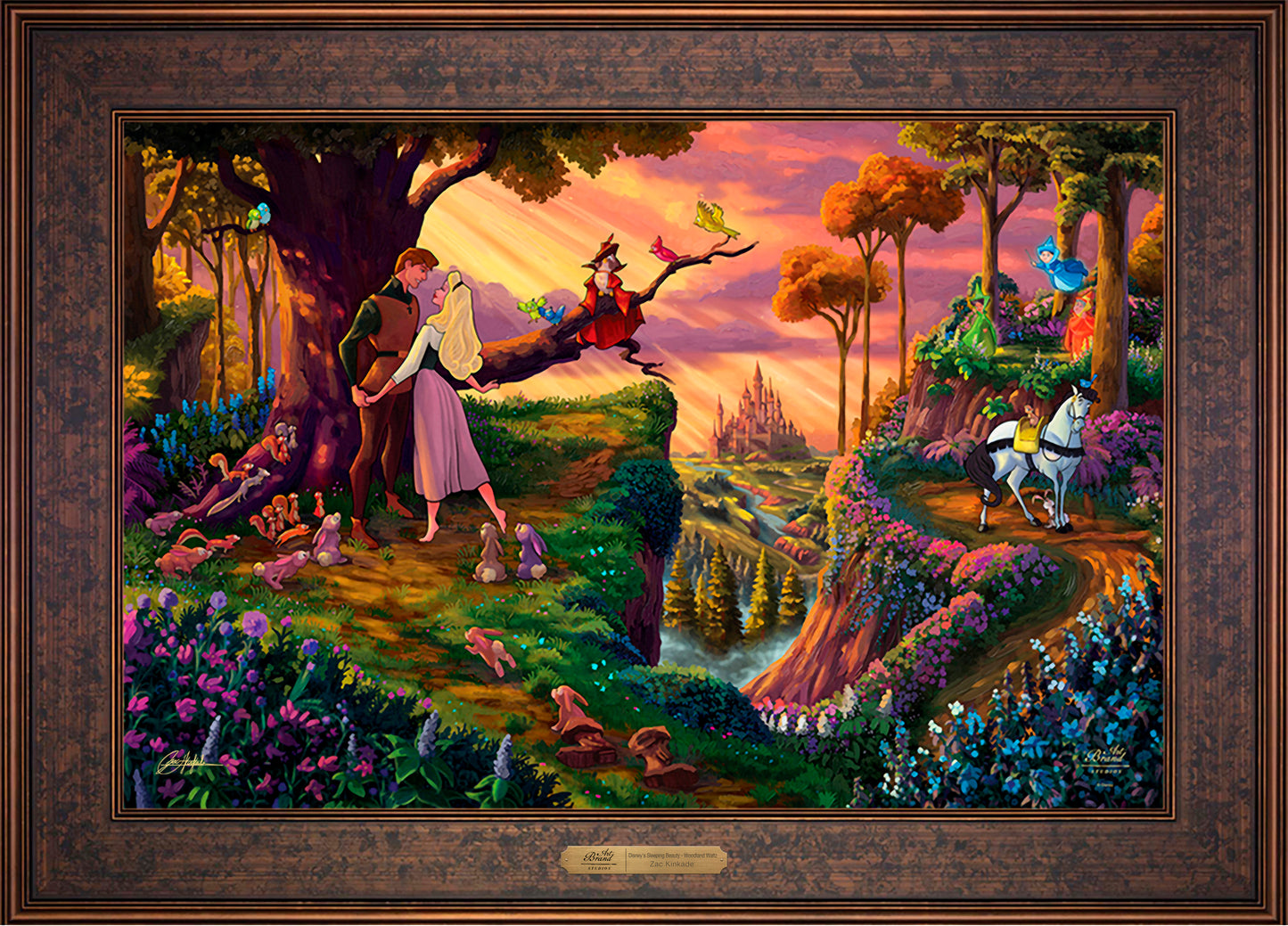 Disney Sleeping Beauty - Woodland Waltz - Limited Edition Canvas