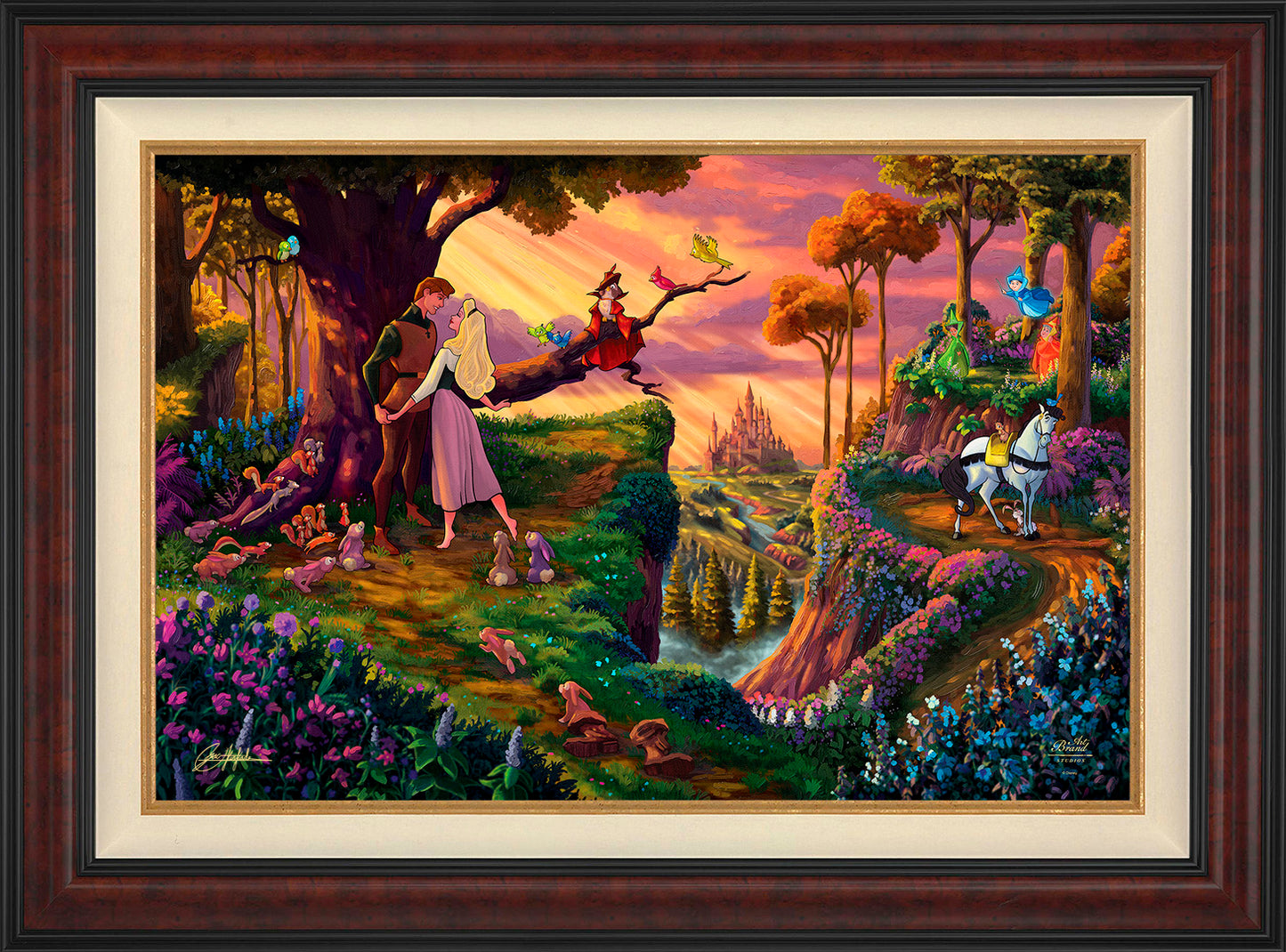 Disney Sleeping Beauty - Woodland Waltz - Limited Edition Canvas