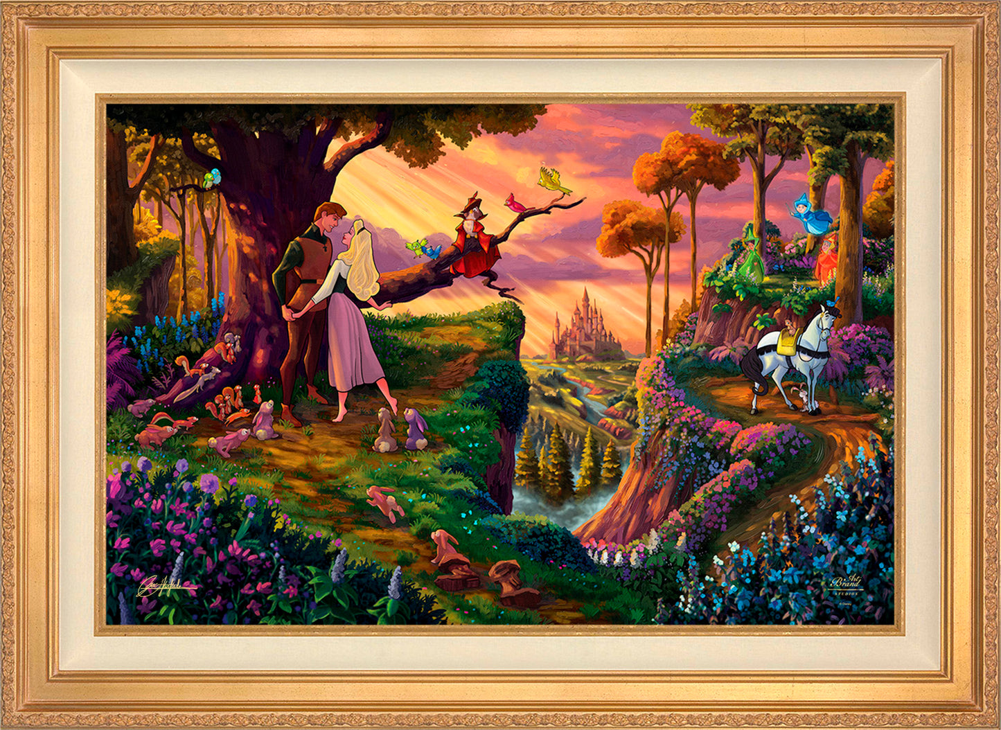 Disney Sleeping Beauty - Woodland Waltz - Limited Edition Canvas
