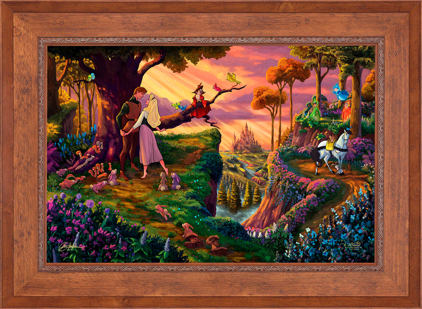 Disney Sleeping Beauty - Woodland Waltz - Limited Edition Canvas