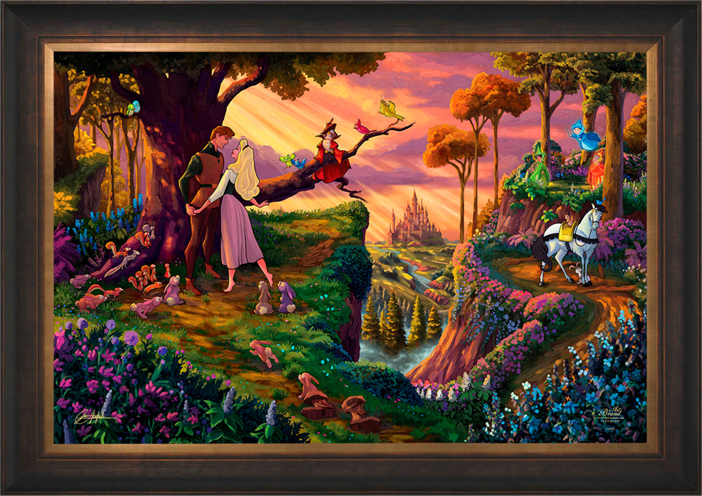 Disney Sleeping Beauty - Woodland Waltz - Limited Edition Canvas