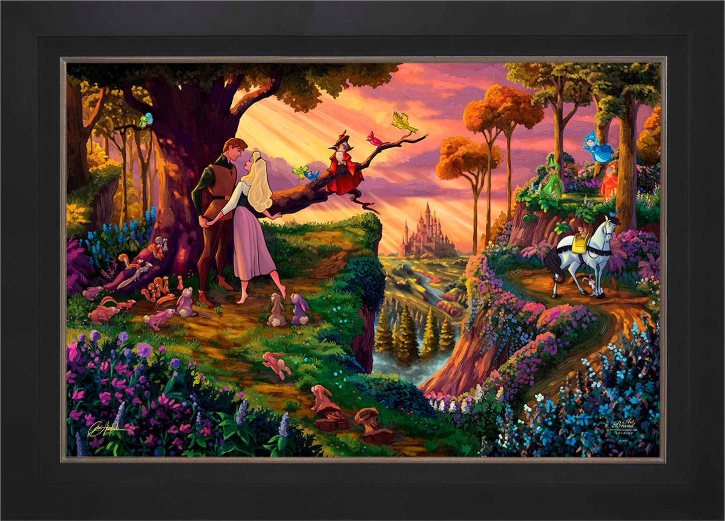 Disney Sleeping Beauty - Woodland Waltz - Limited Edition Canvas