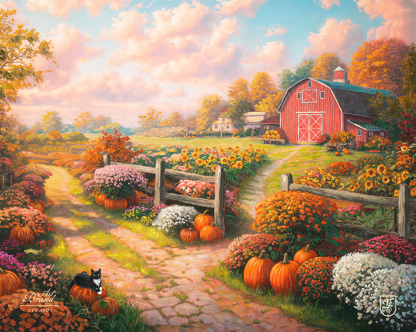 Harvest Home - 8" x 10" Gallery Wrapped Canvas