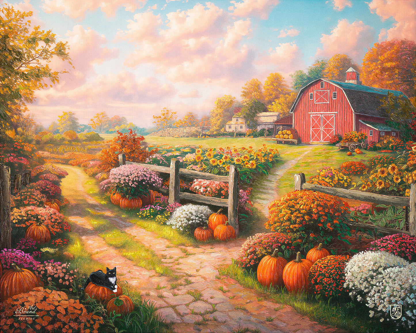 Harvest Home - 24" x 30" Gallery Wrapped Canvas