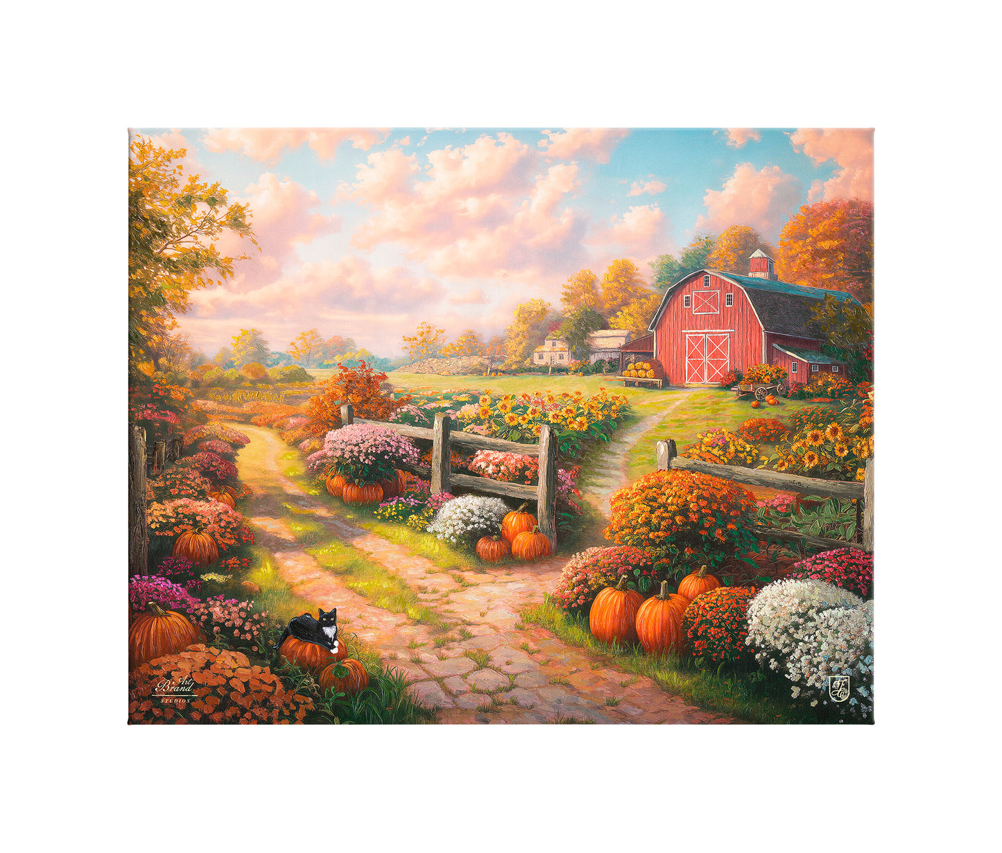 Harvest Home - 24" x 30" Gallery Wrapped Canvas