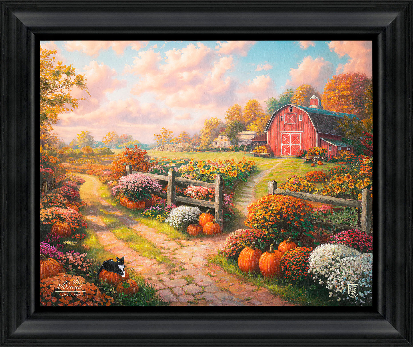 Harvest Home - 16" x 20" Brushstroke Vignette