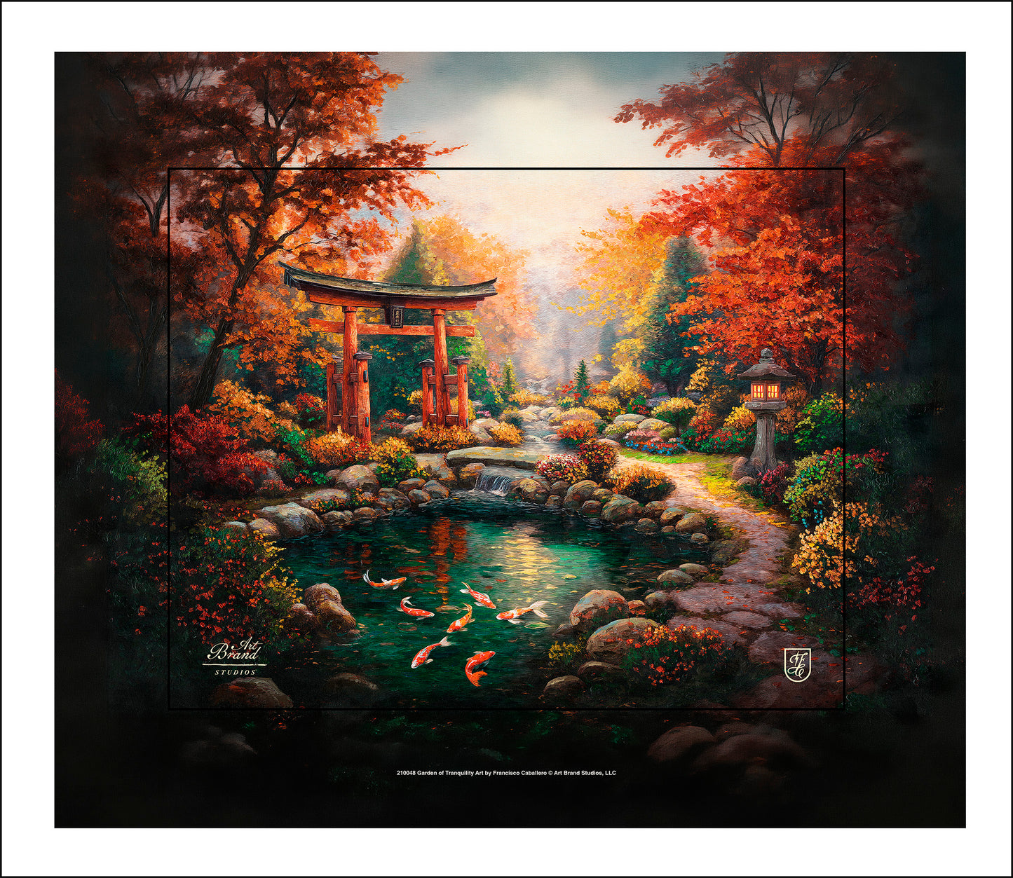 Garden of Tranquility - 8" x 10" Gallery Wrapped Canvas