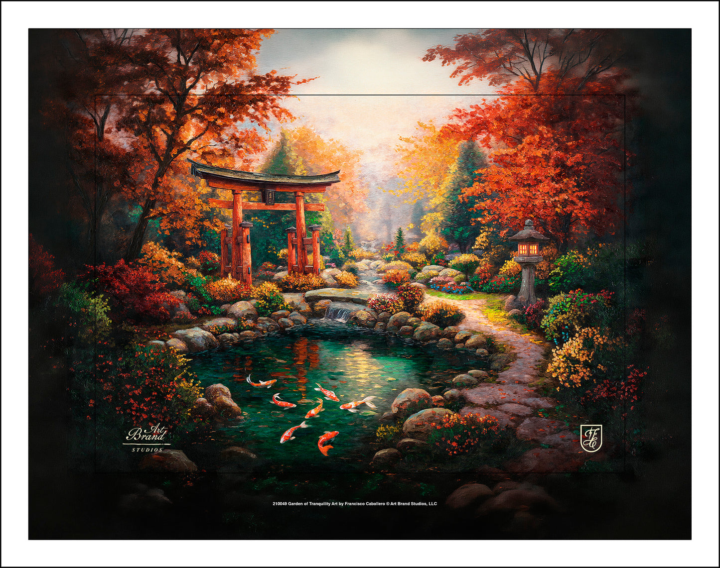 Garden of Tranquility - 10" x 14" Gallery Wrapped Canvas