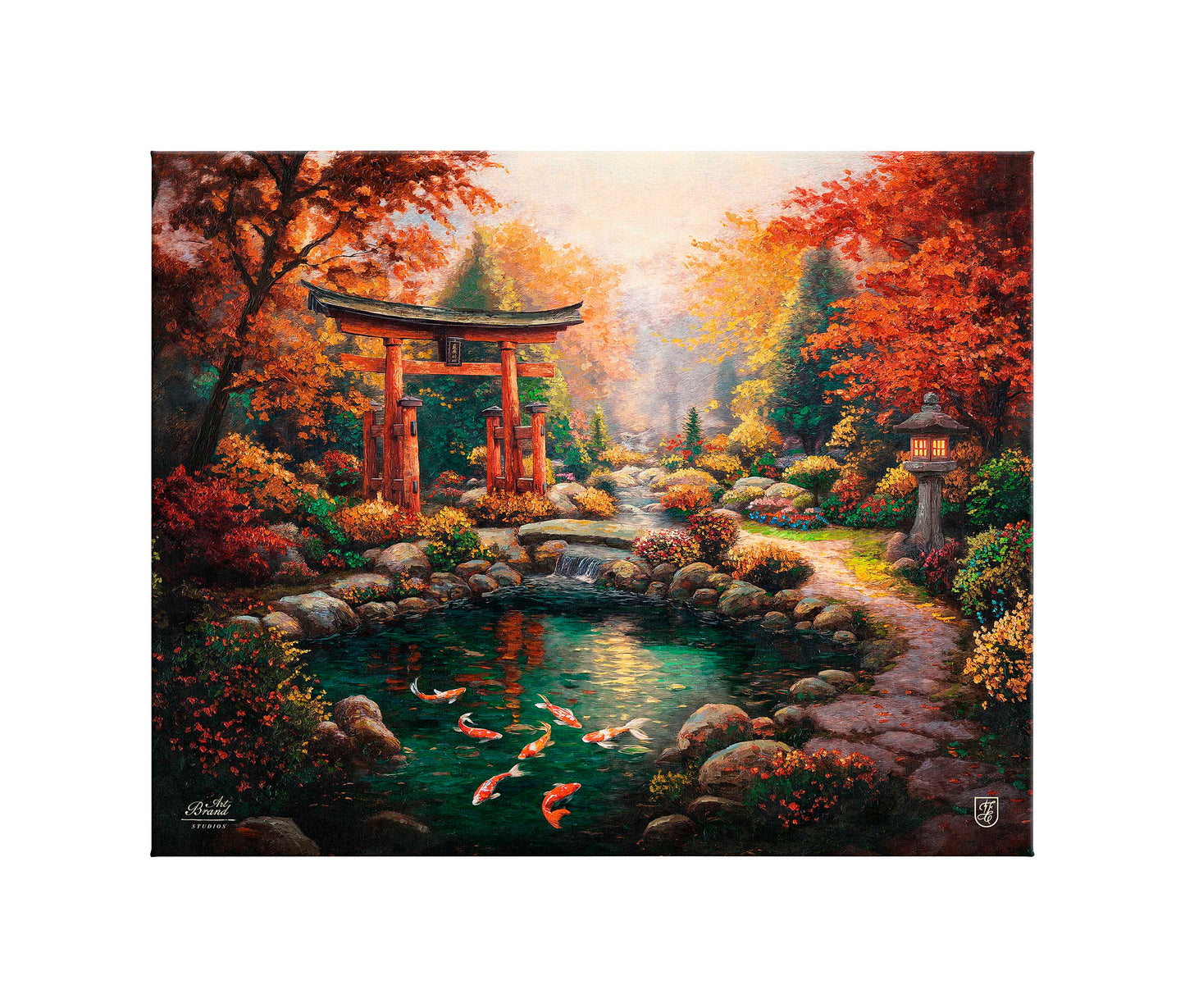 Garden of Tranquility - 24" x 30" Gallery Wrapped Canvas
