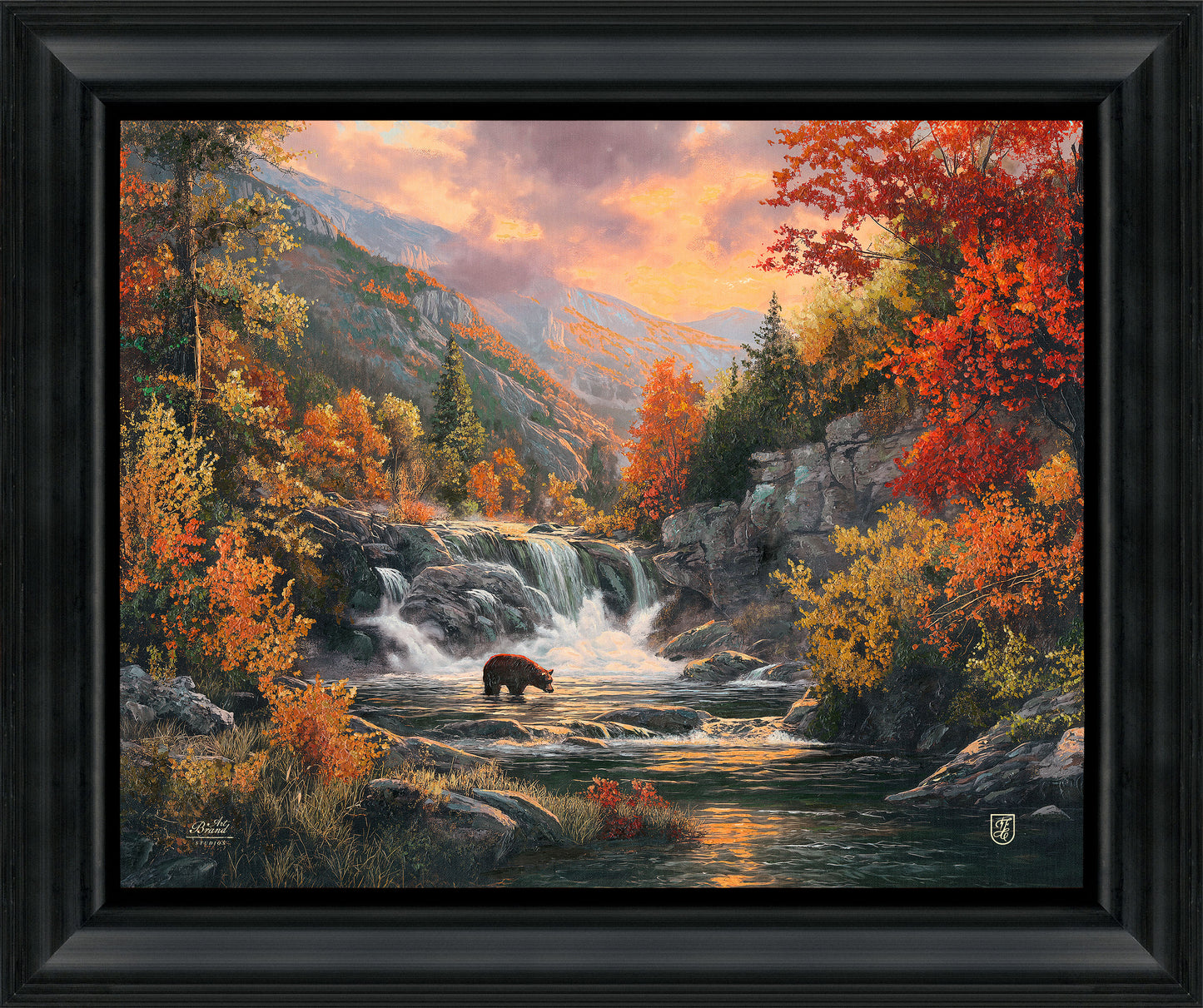 Autumn Abundance - 16" x 20" Brushstroke Vignette