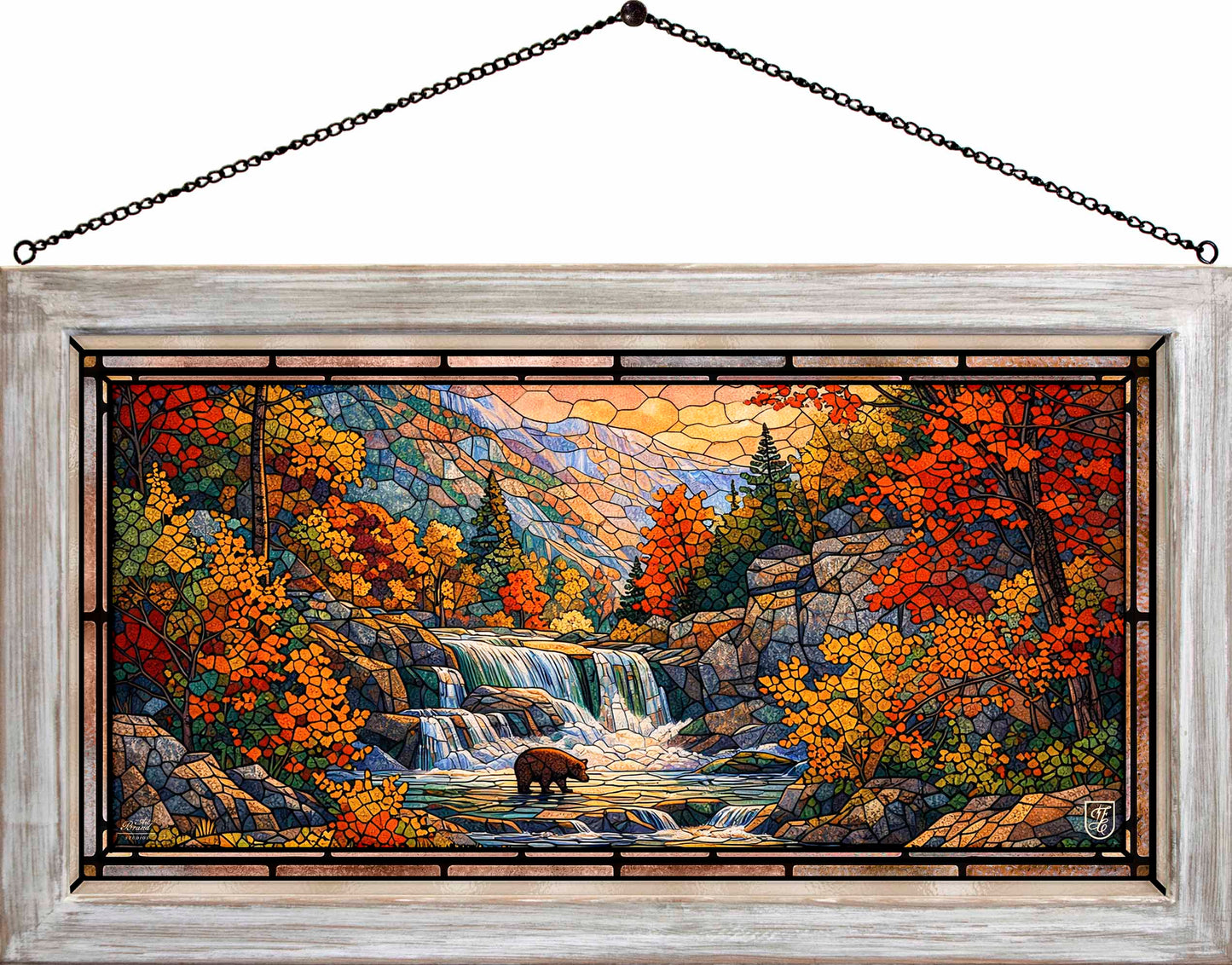 Autumn Abundance - Stained Glass Art