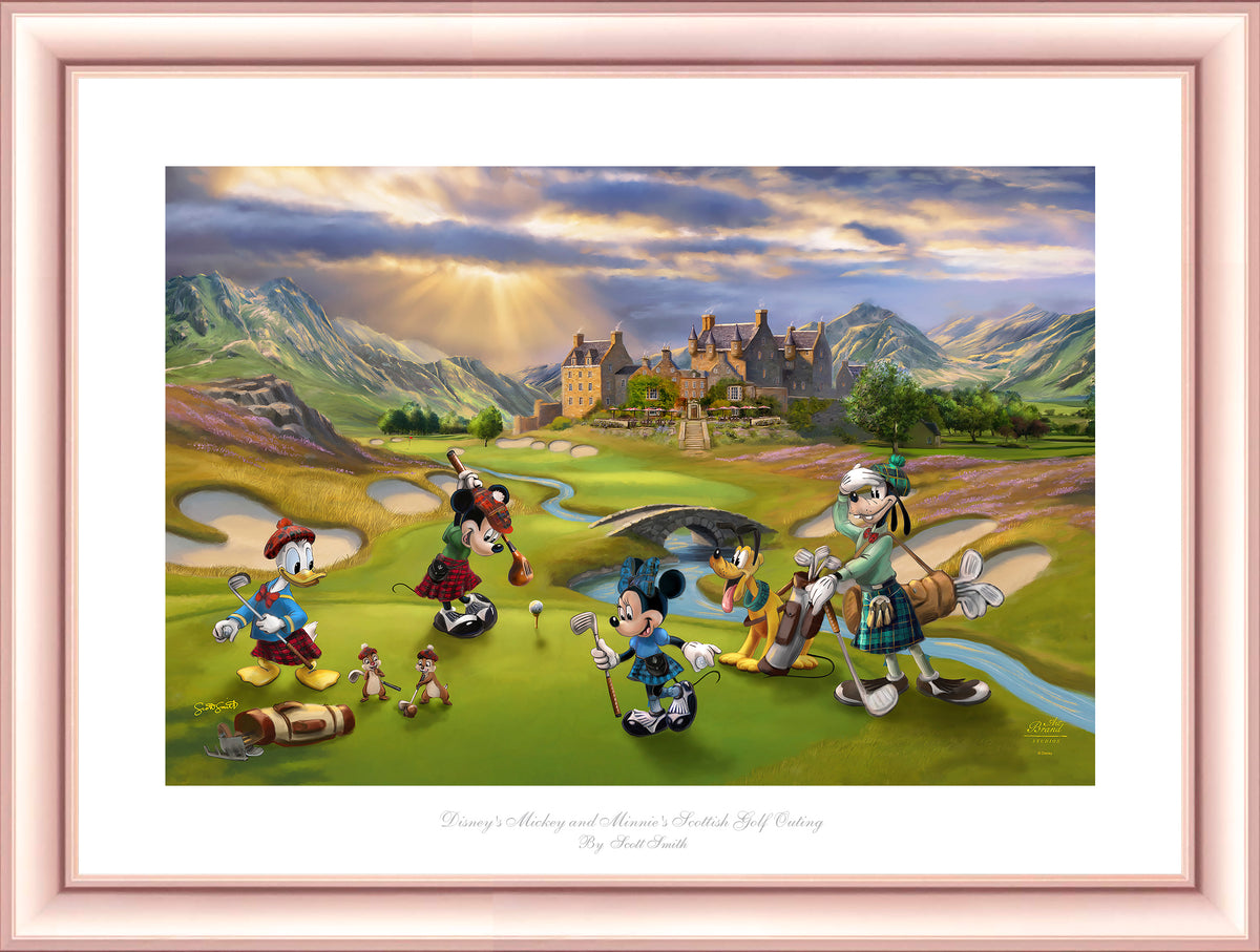 Disney's Mickey and Minnie Scottish Golf Outing - Limited Edition Paper