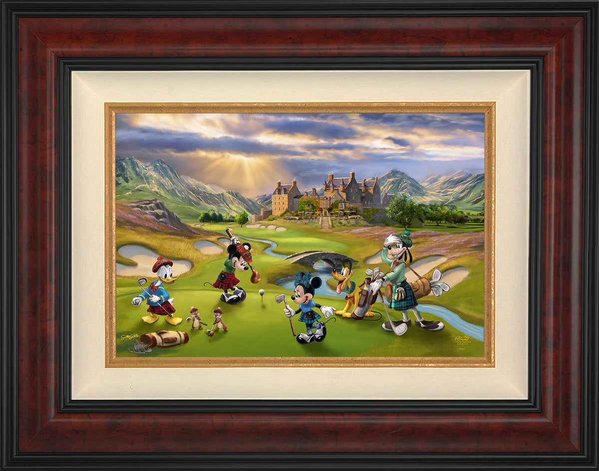 Disney's Mickey and Minnie Scottish Golf Outing - Jewel Edition Art