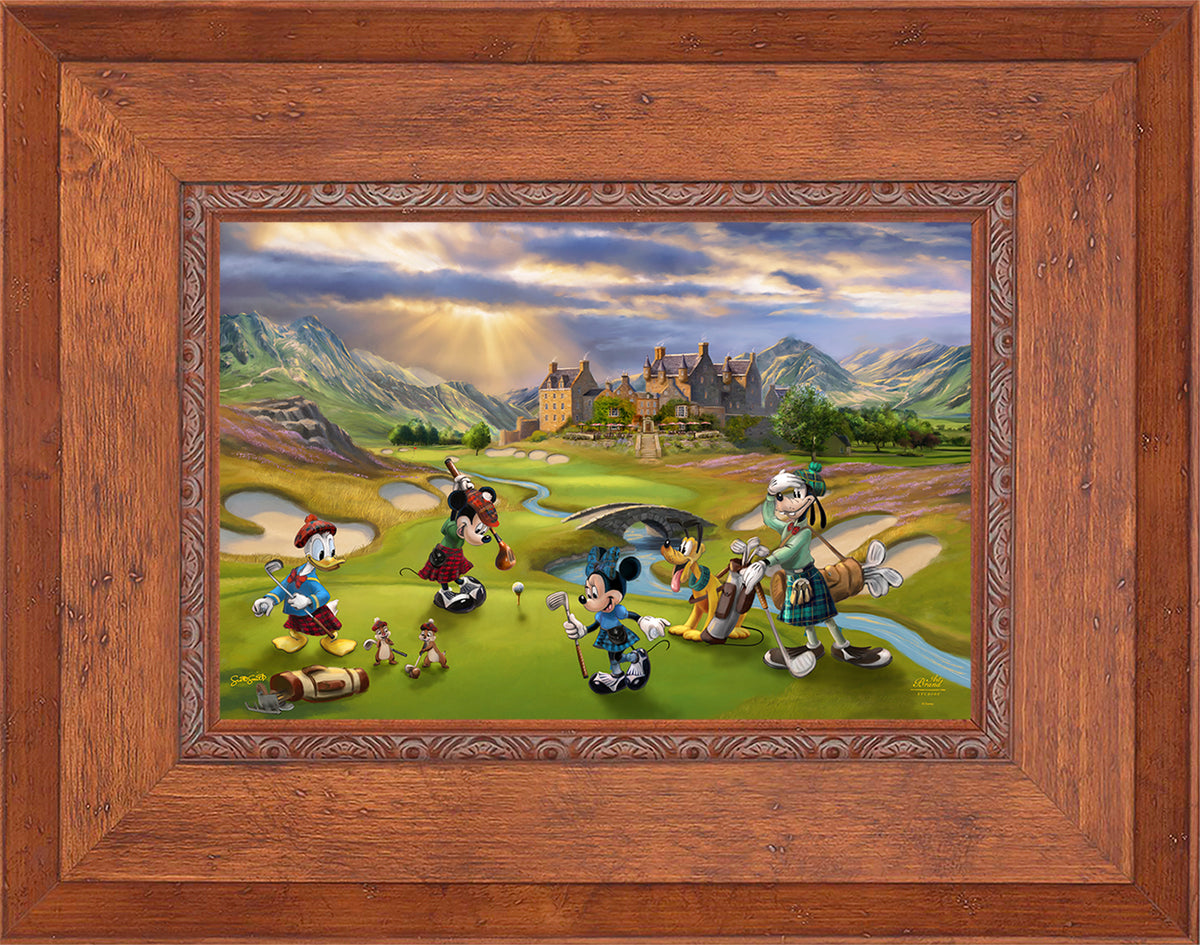 Disney's Mickey and Minnie Scottish Golf Outing - Jewel Edition Art