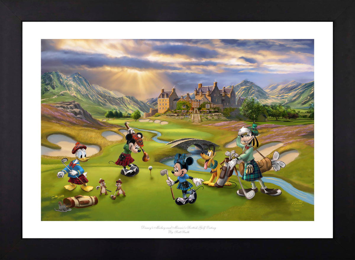 Disney's Mickey and Minnie Scottish Golf Outing - Limited Edition Paper