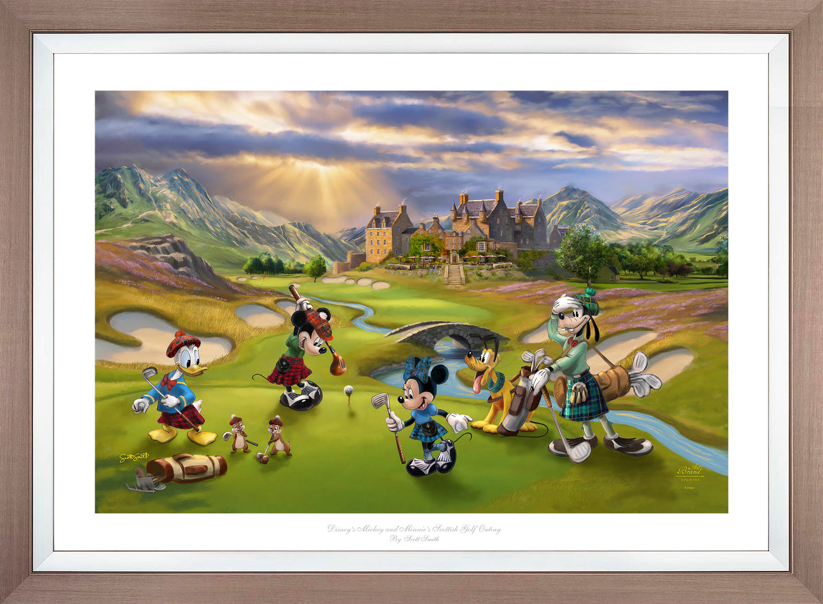 Disney's Mickey and Minnie Scottish Golf Outing - Limited Edition Paper